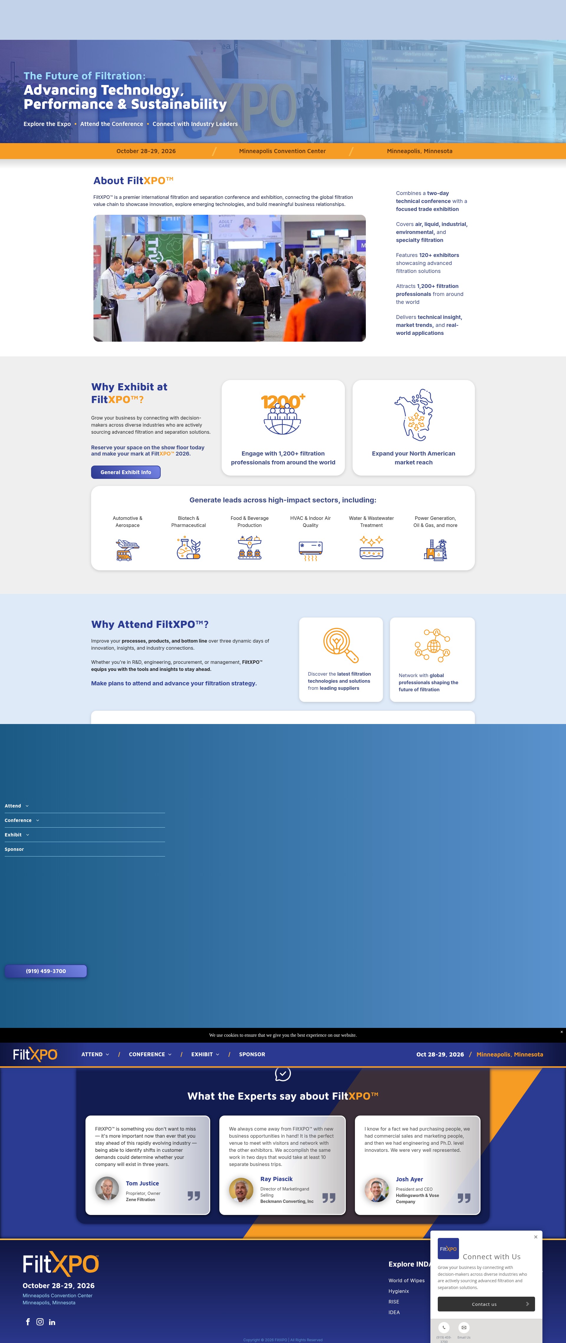 Screenshot of filtxpo.com