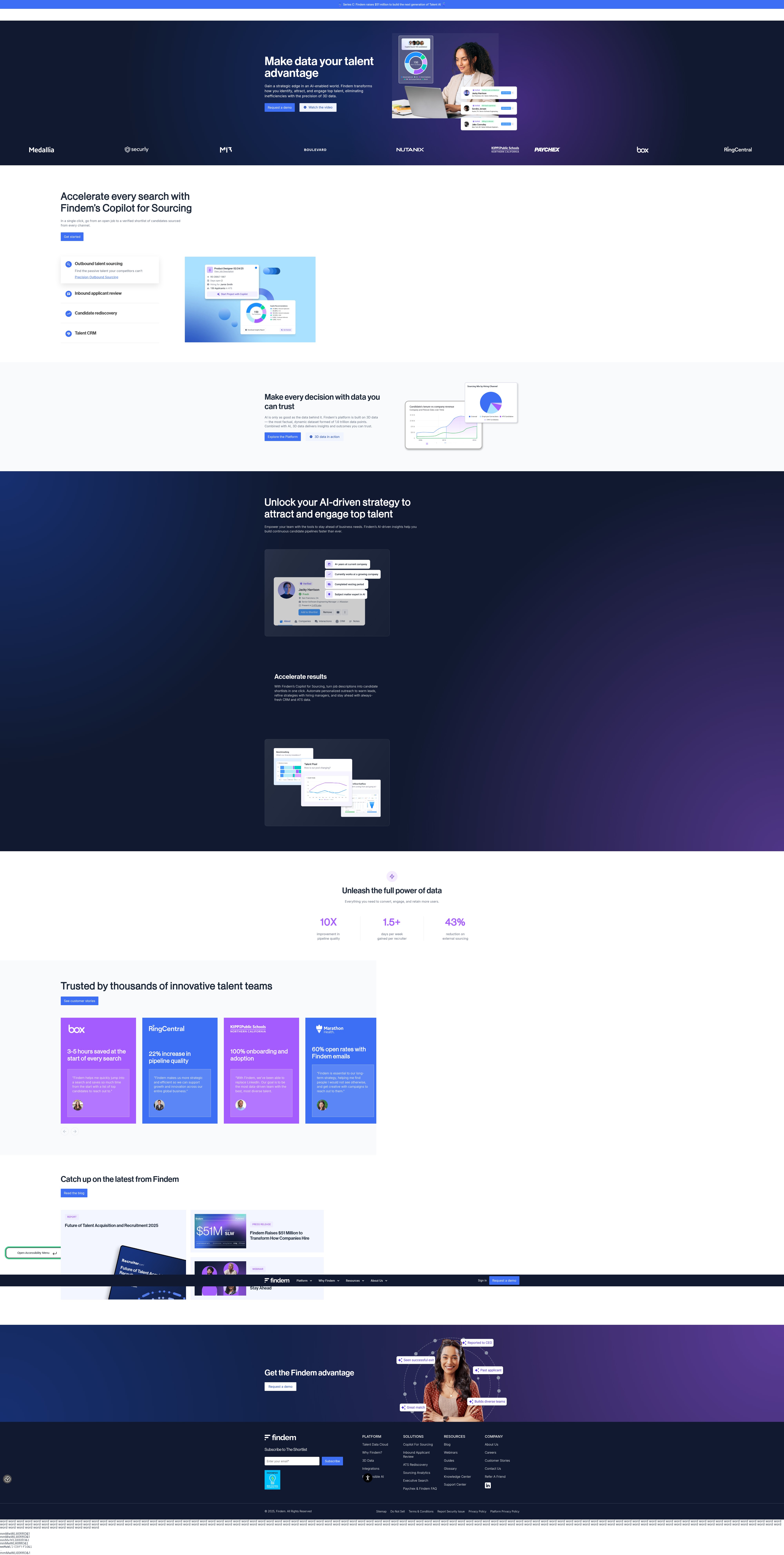 Screenshot of findem.ai