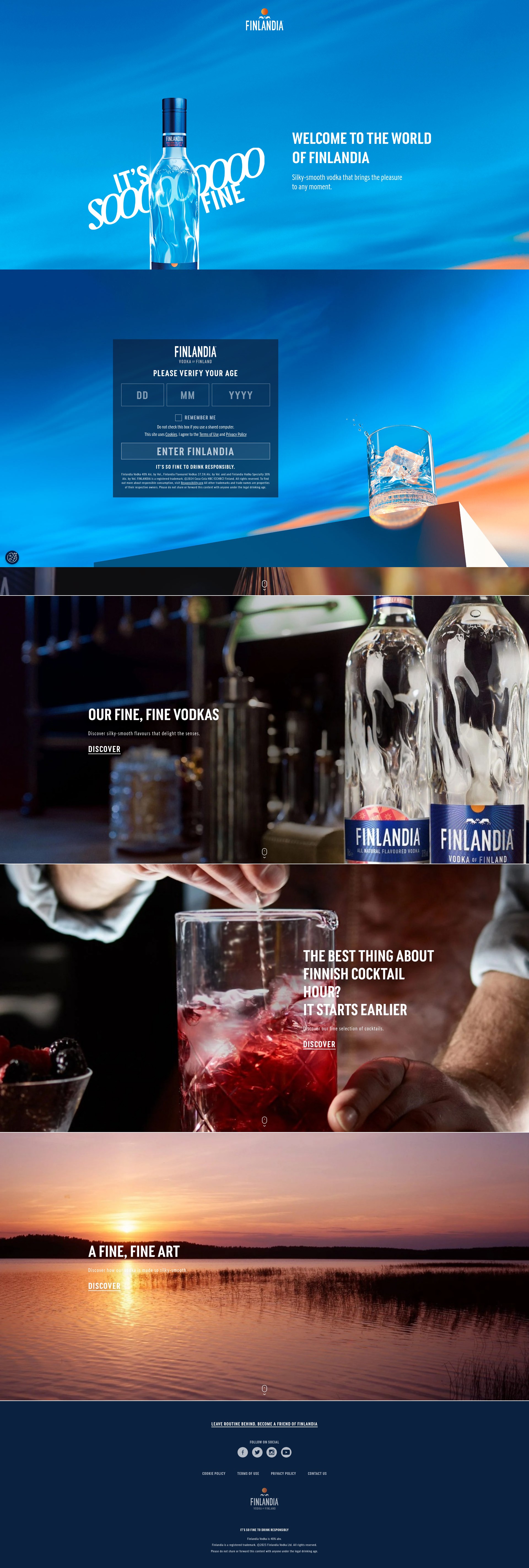 Screenshot of finlandia.com