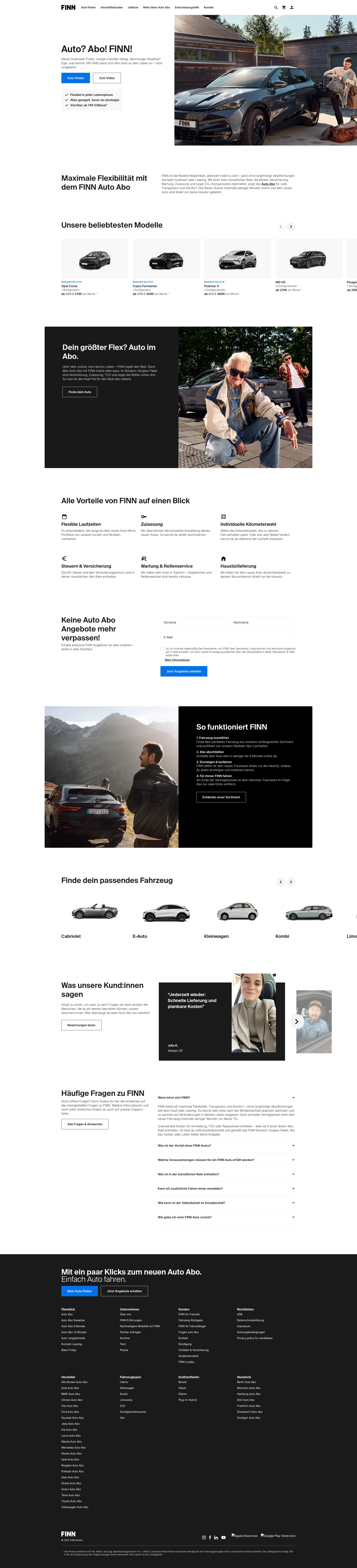 Screenshot of finn.com