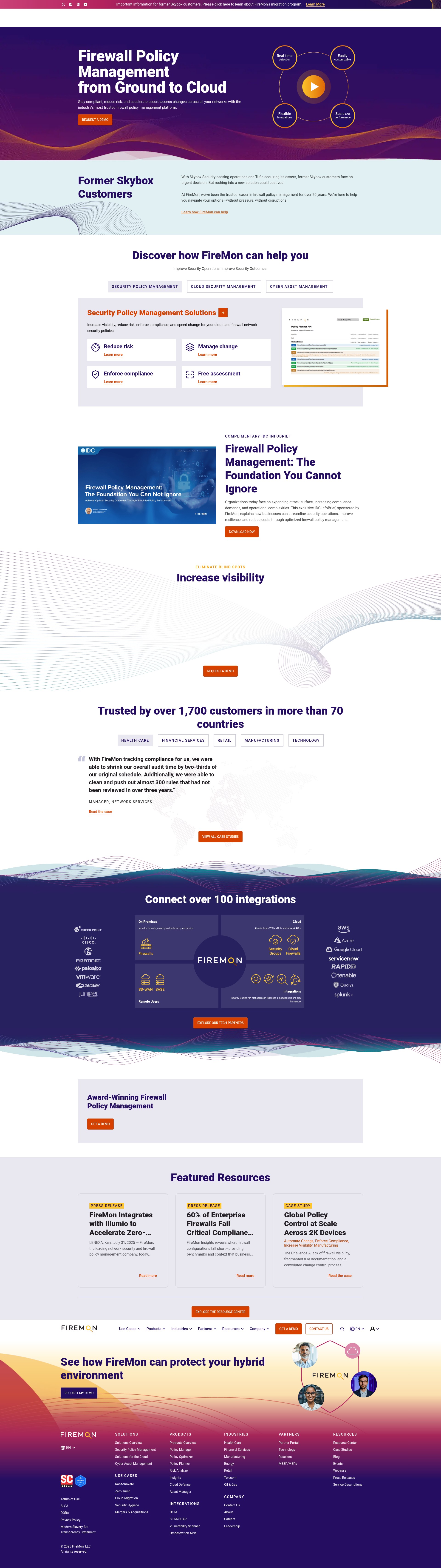 Screenshot of firemon.com