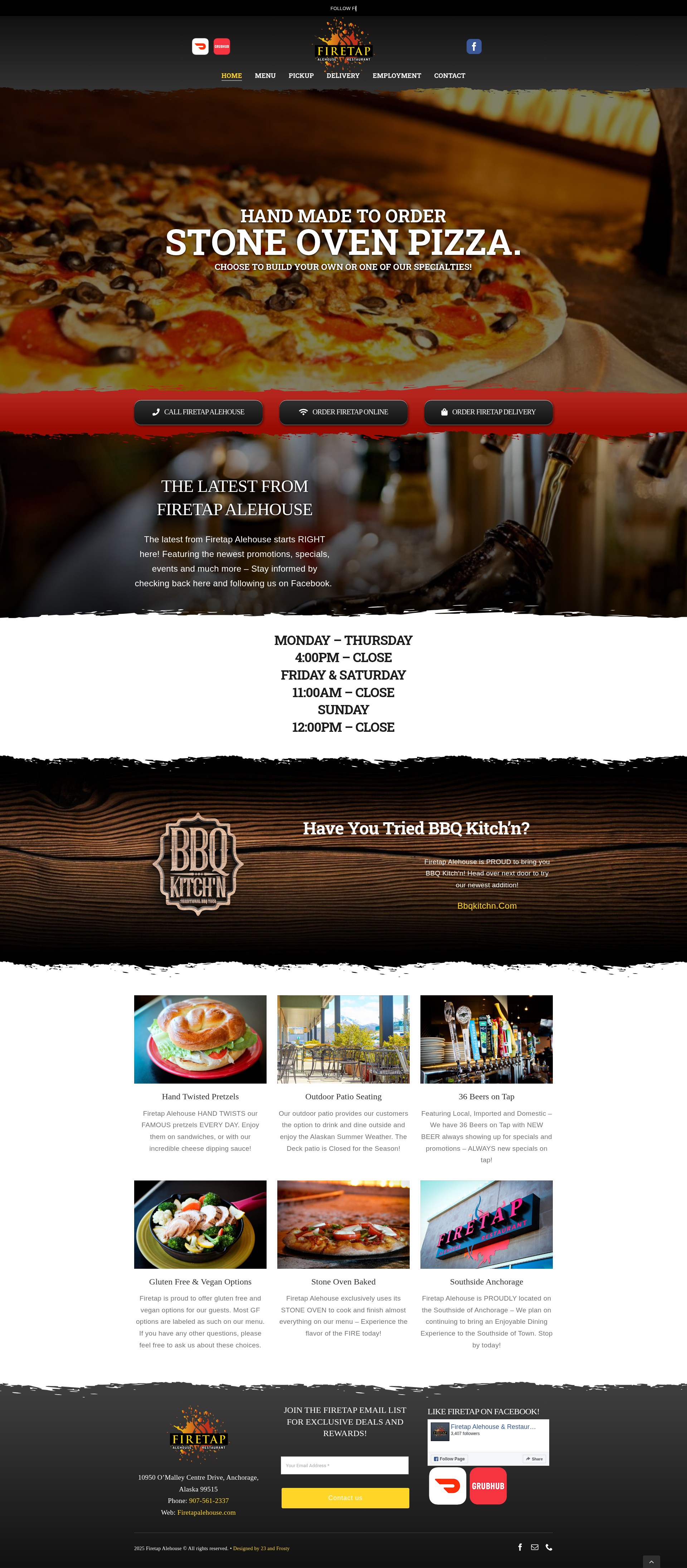 Screenshot of firetapalehouse.com