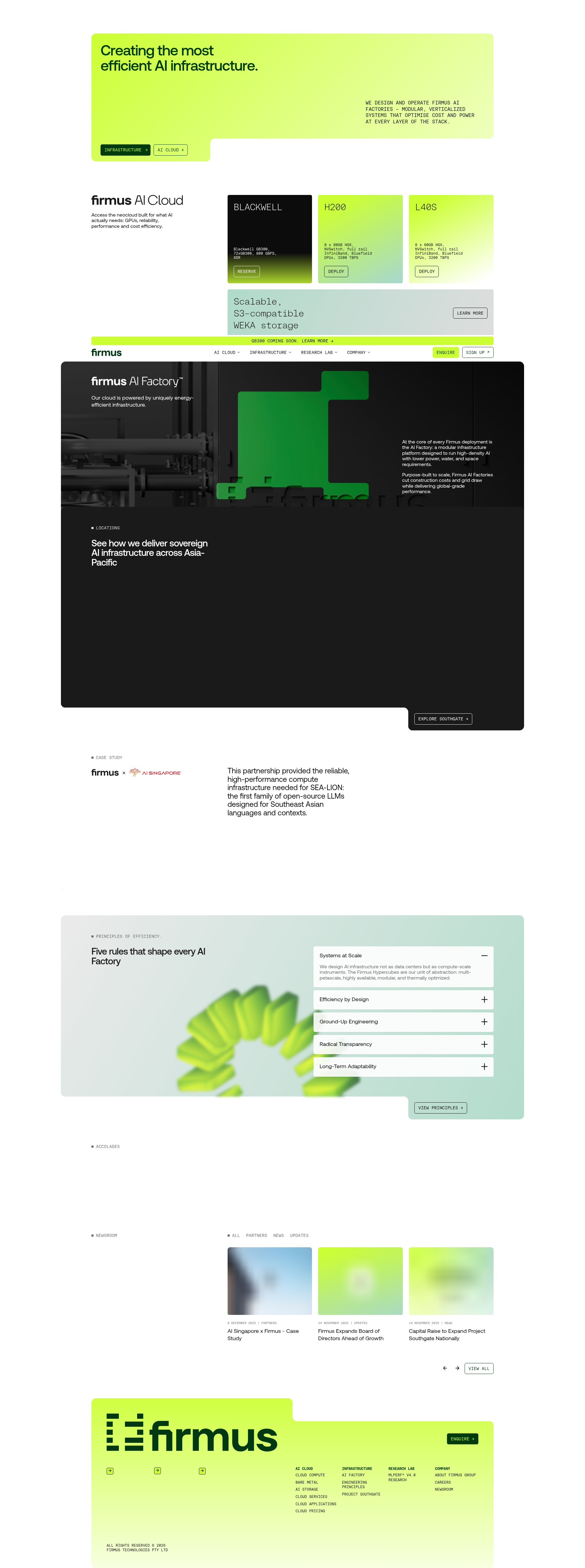 Screenshot of firmus.co