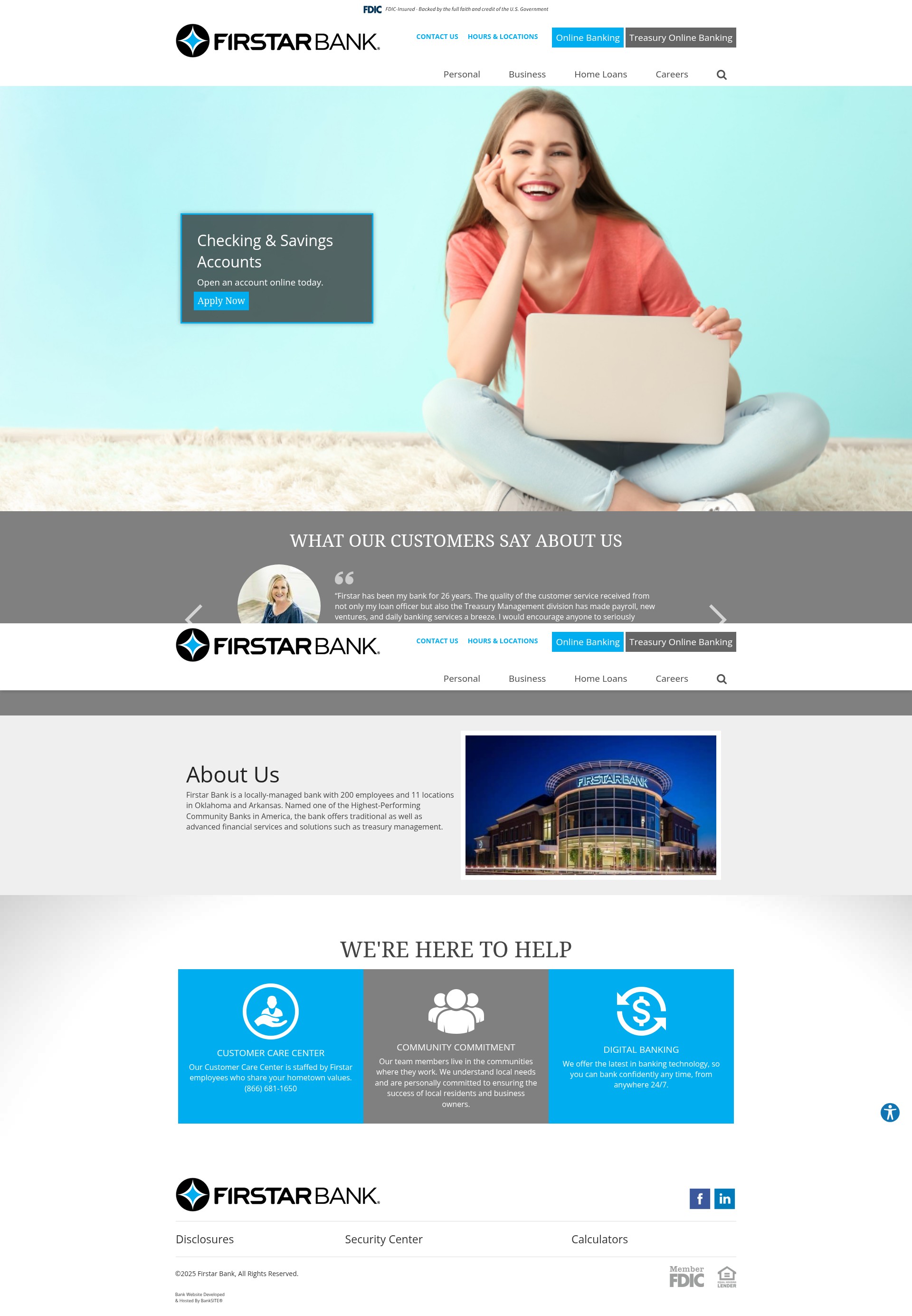 Screenshot of firstar.bank