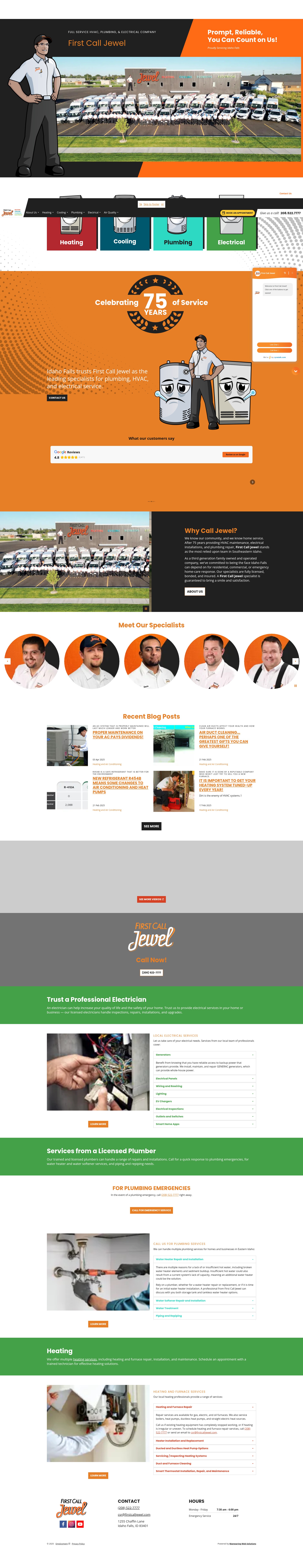 Screenshot of firstcalljewel.com