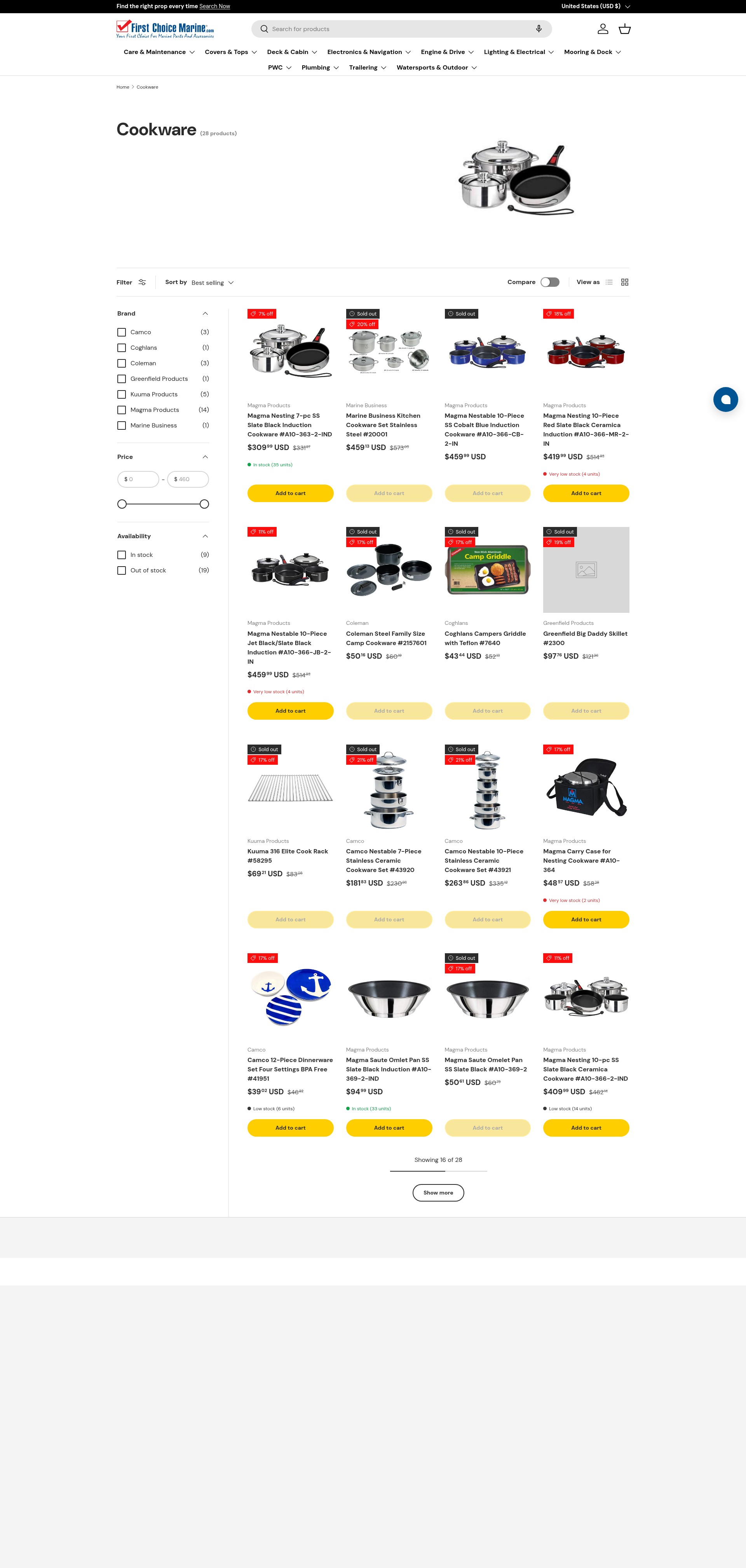 Screenshot of firstchoicemarine.com