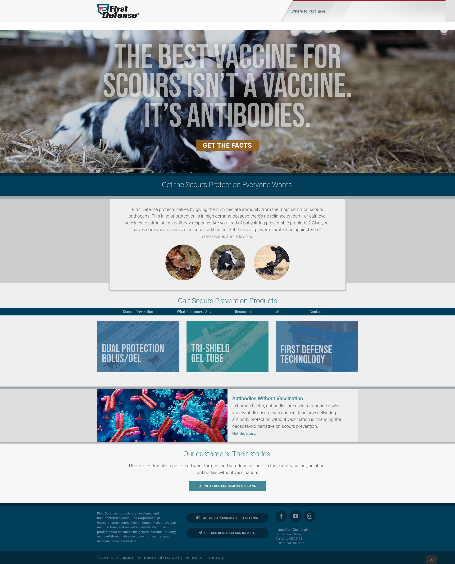 Screenshot of firstdefensecalfhealth.com