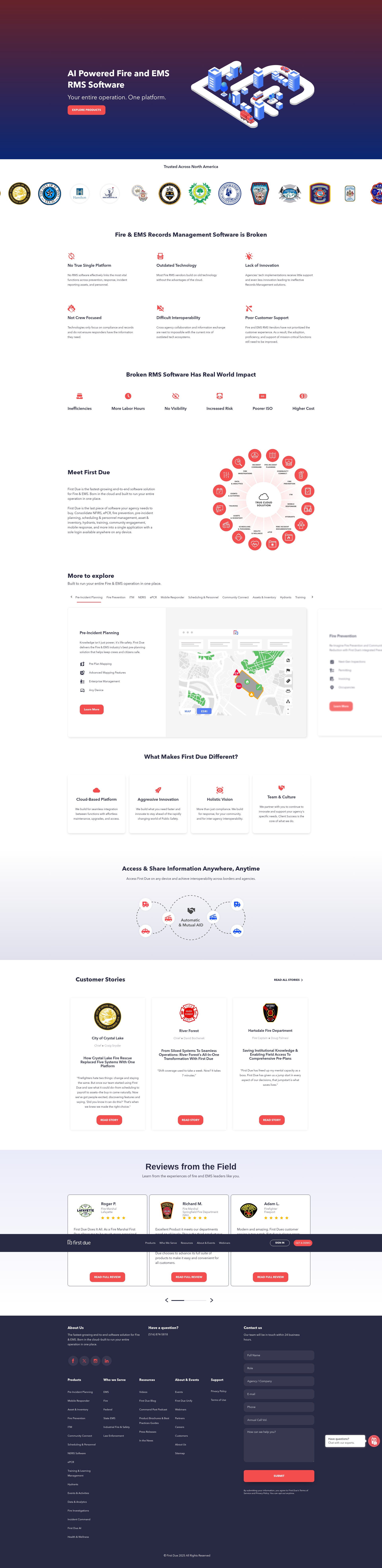 Screenshot of firstdue.com