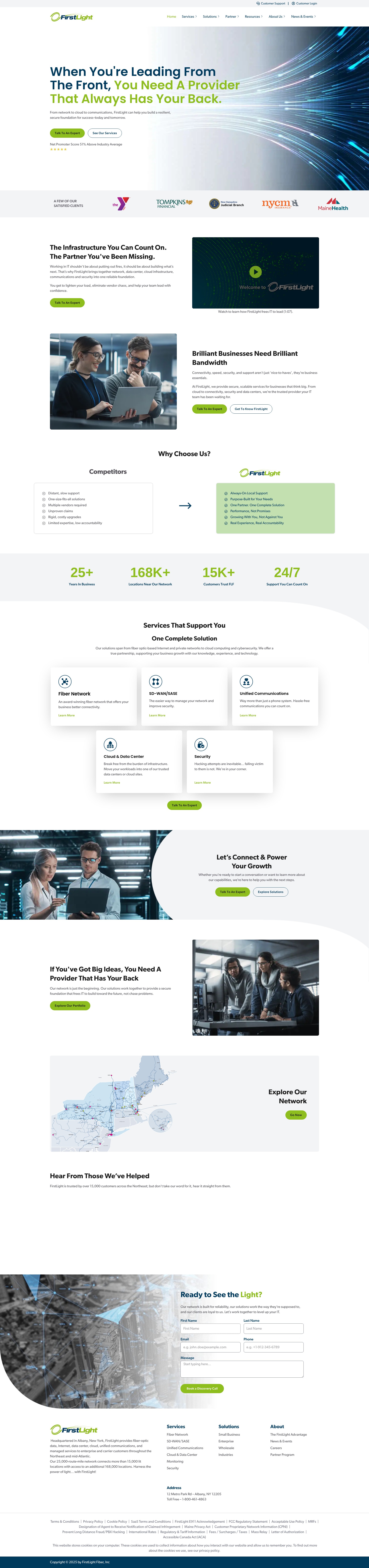 Screenshot of firstlight.net