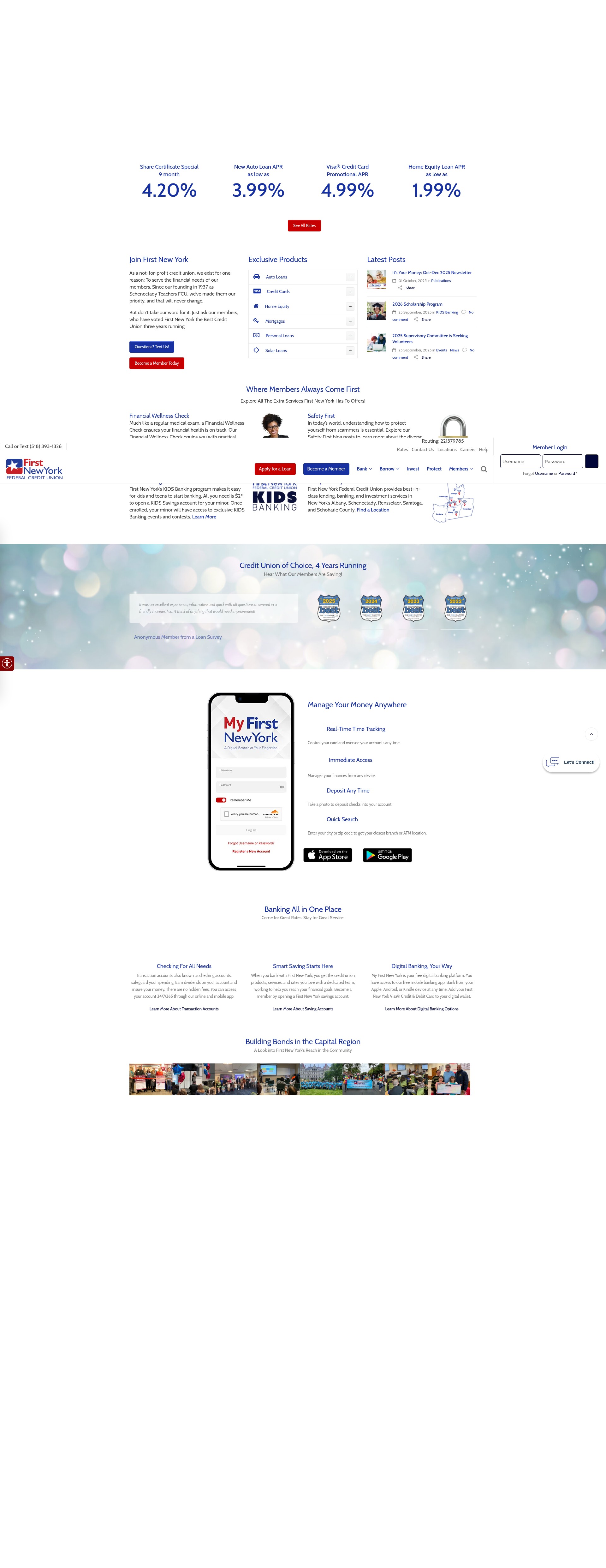 Screenshot of firstnewyork.org