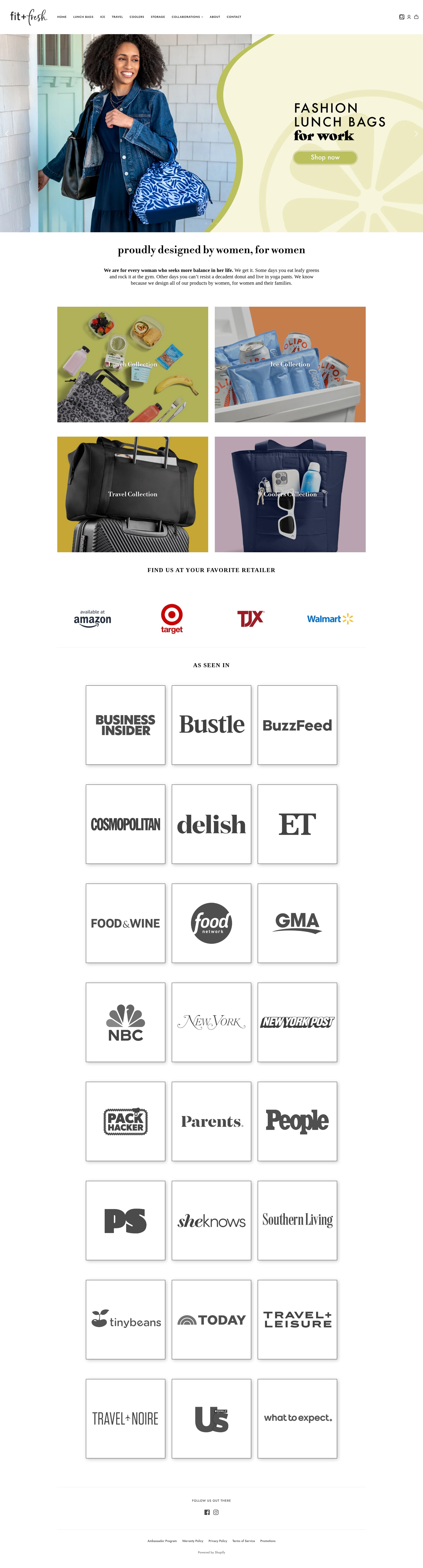 Screenshot of fit-fresh.com