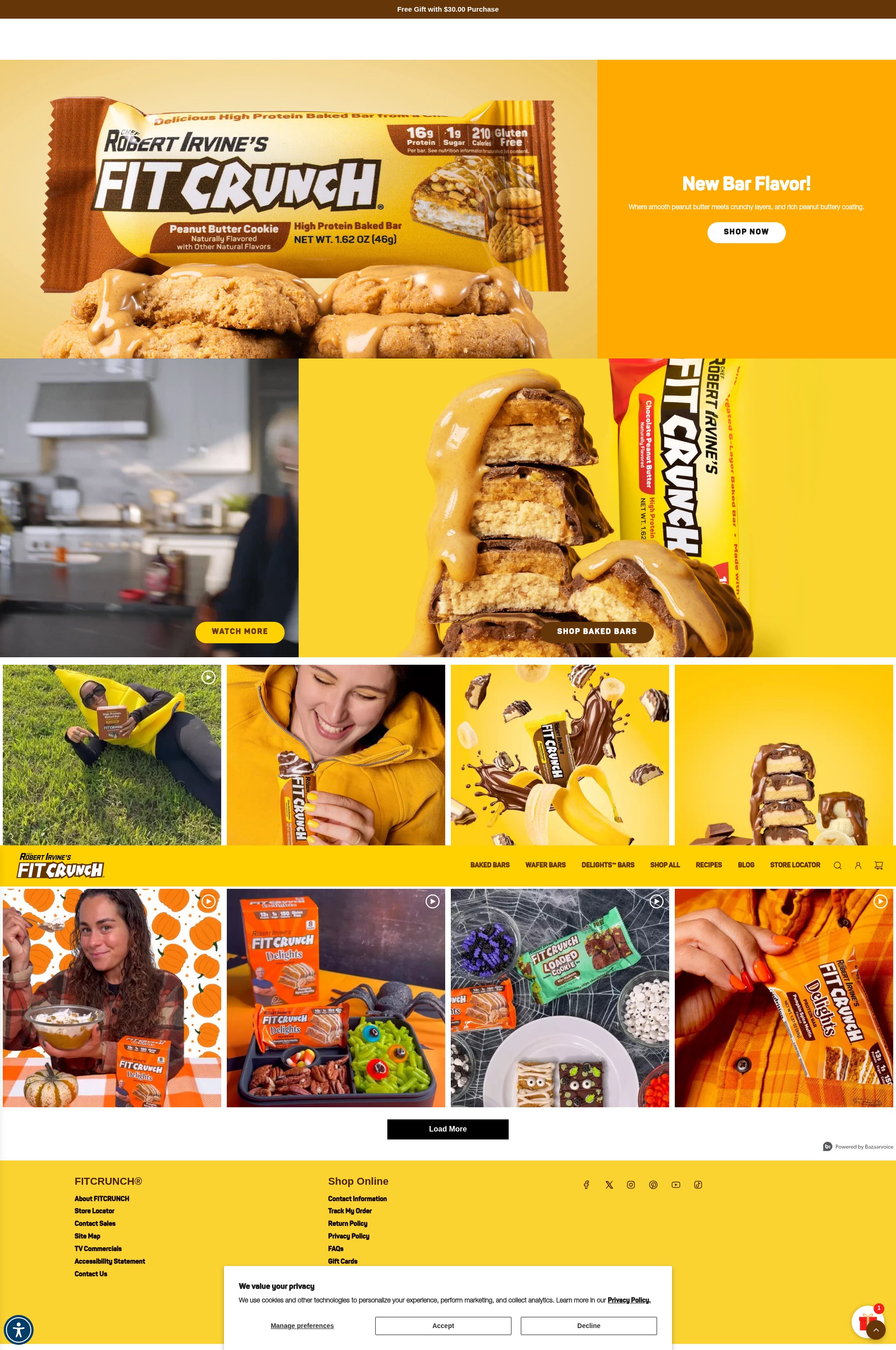Screenshot of fitcrunch.com