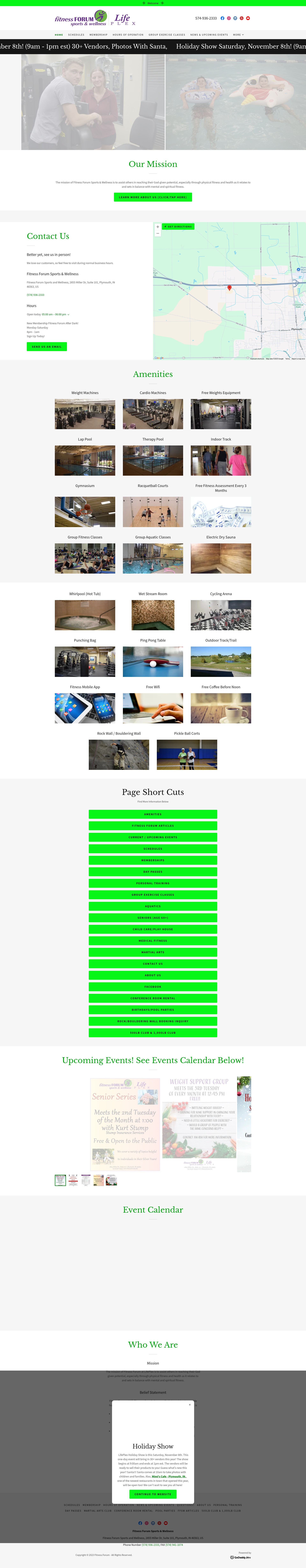 Screenshot of fitnessforum.biz