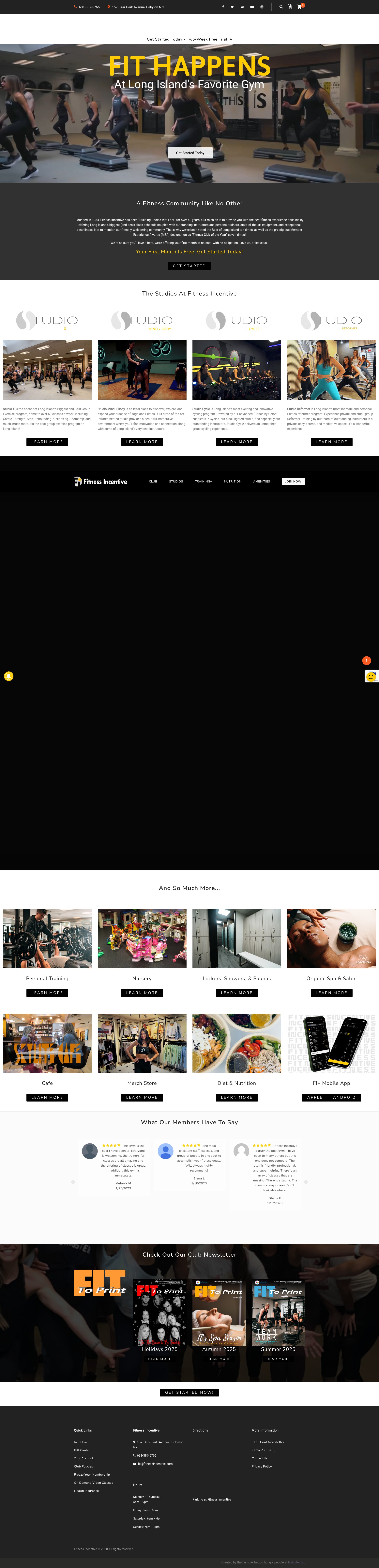 Screenshot of fitnessincentive.com