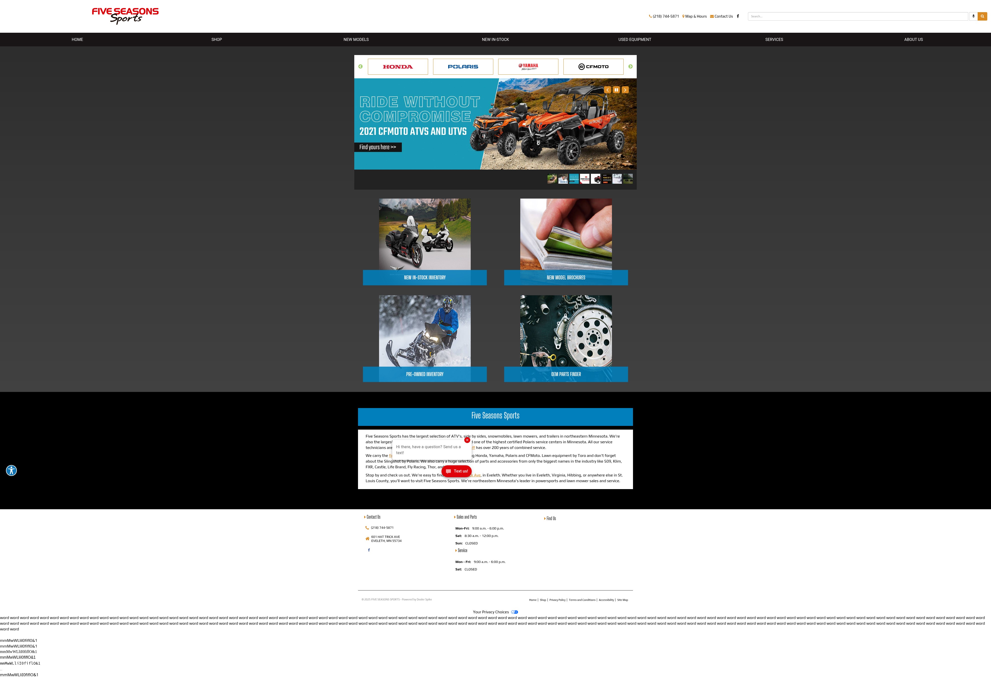 Screenshot of fiveseasonssportscenter.com
