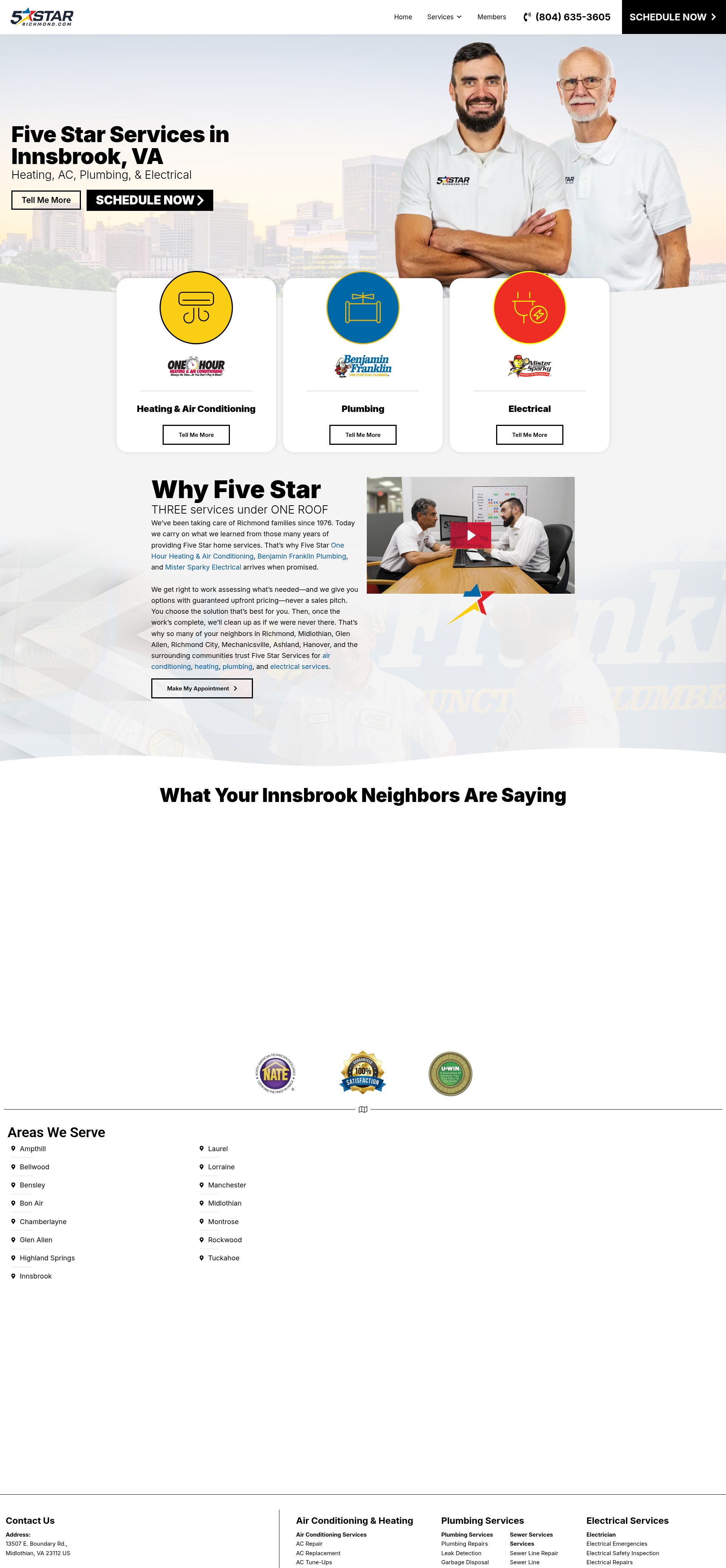Screenshot of fivestarrichmond.com