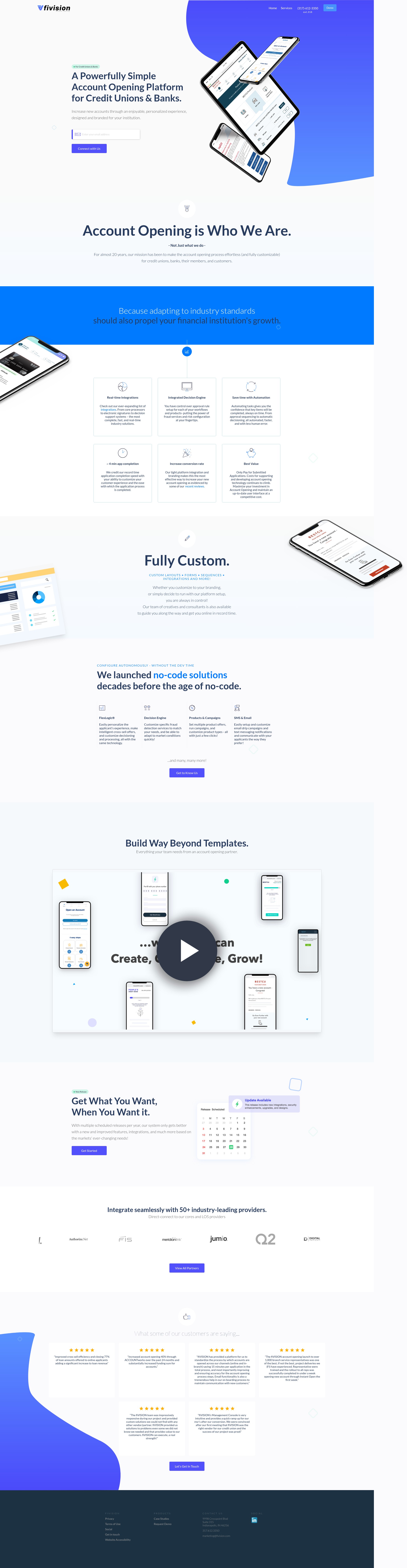 Screenshot of fivision.com