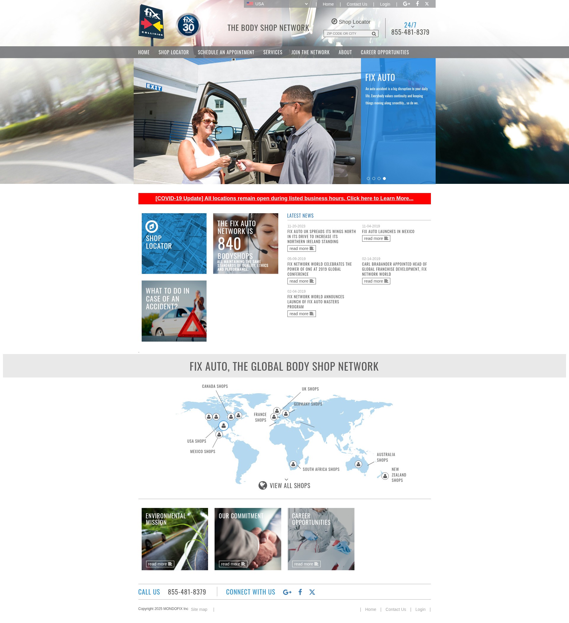 Screenshot of fixauto.com