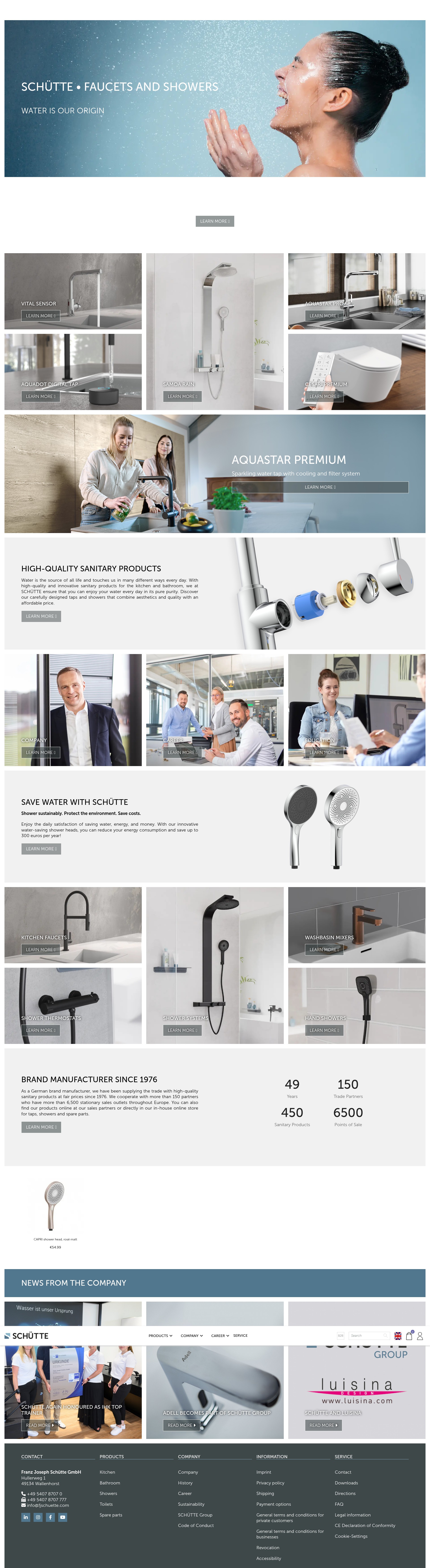 Screenshot of fjschuette.de