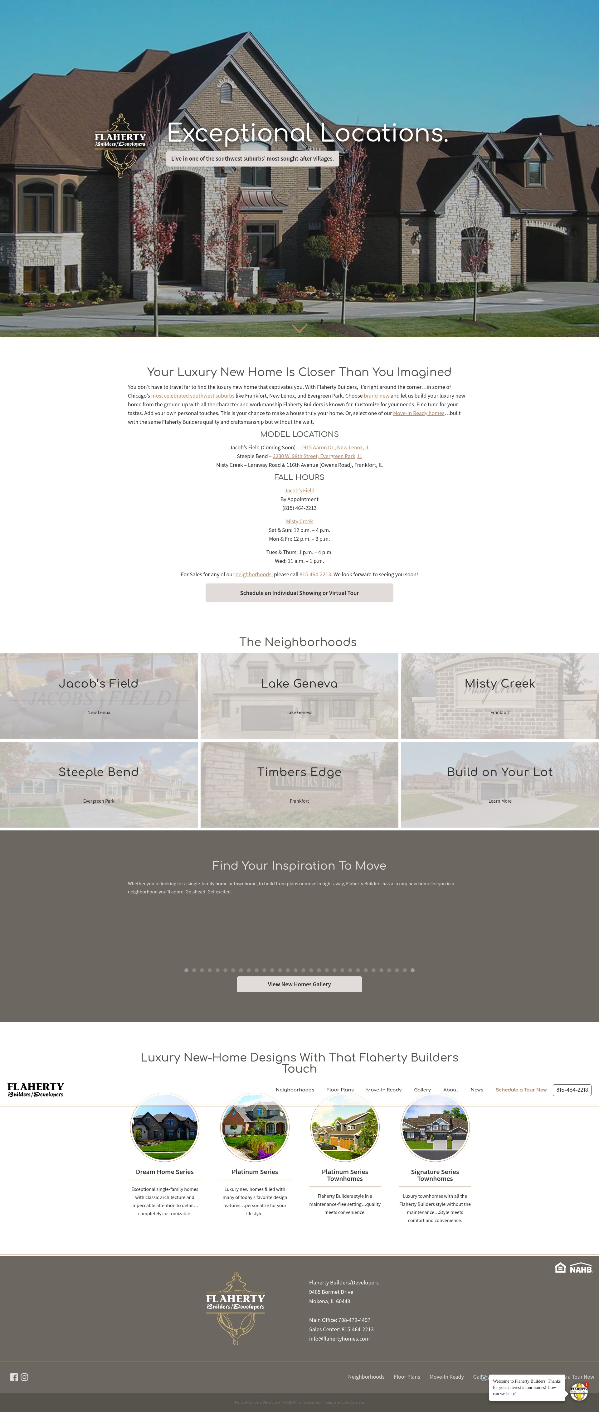 Screenshot of flahertyhomes.com