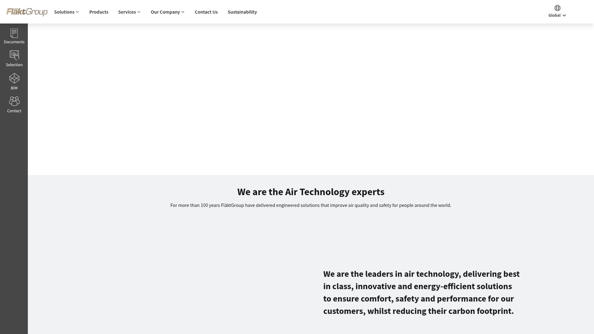 Screenshot of flaktgroup.com