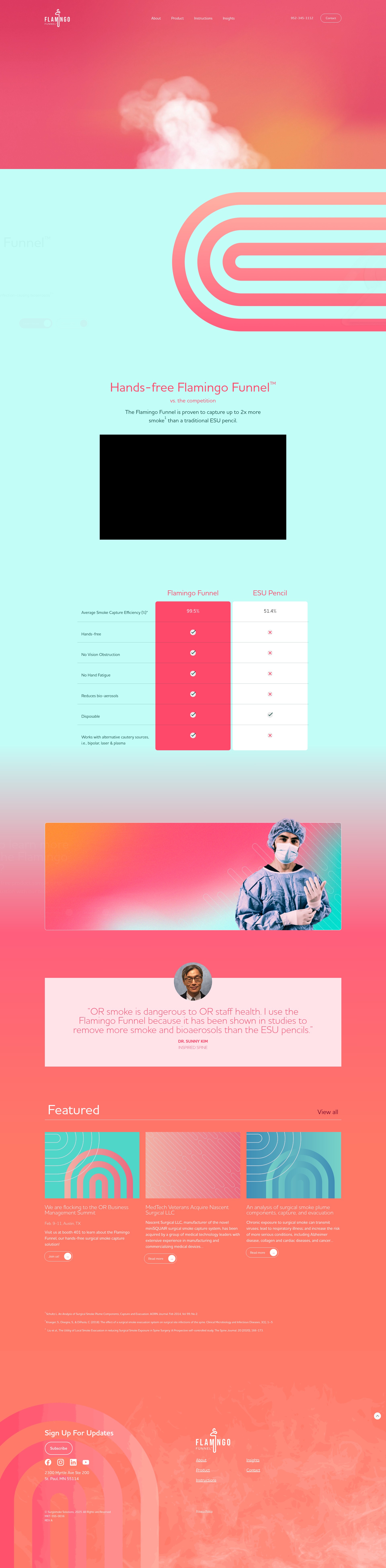 Screenshot of flamingofunnel.co