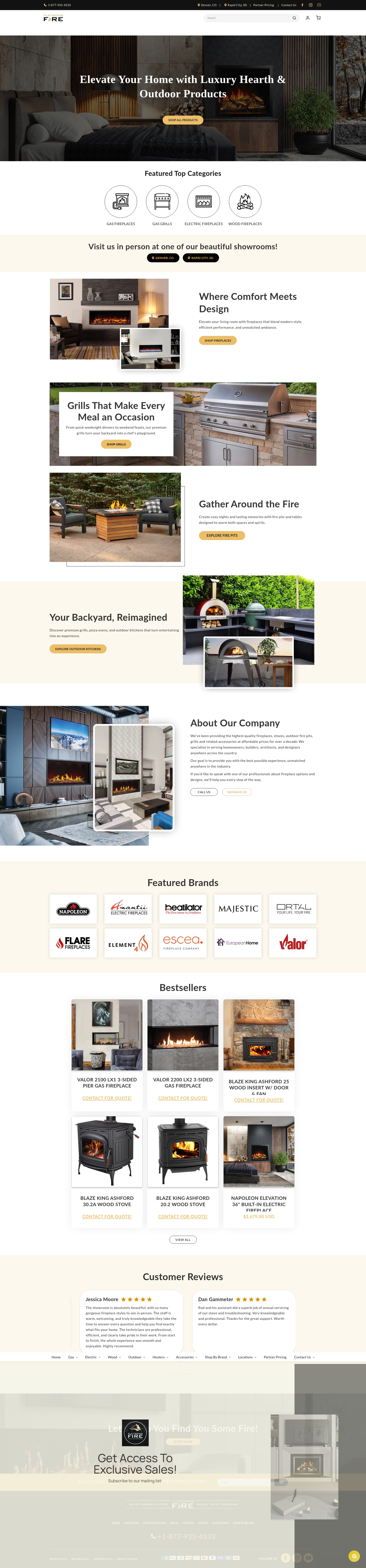 Screenshot of flatironsfire.com