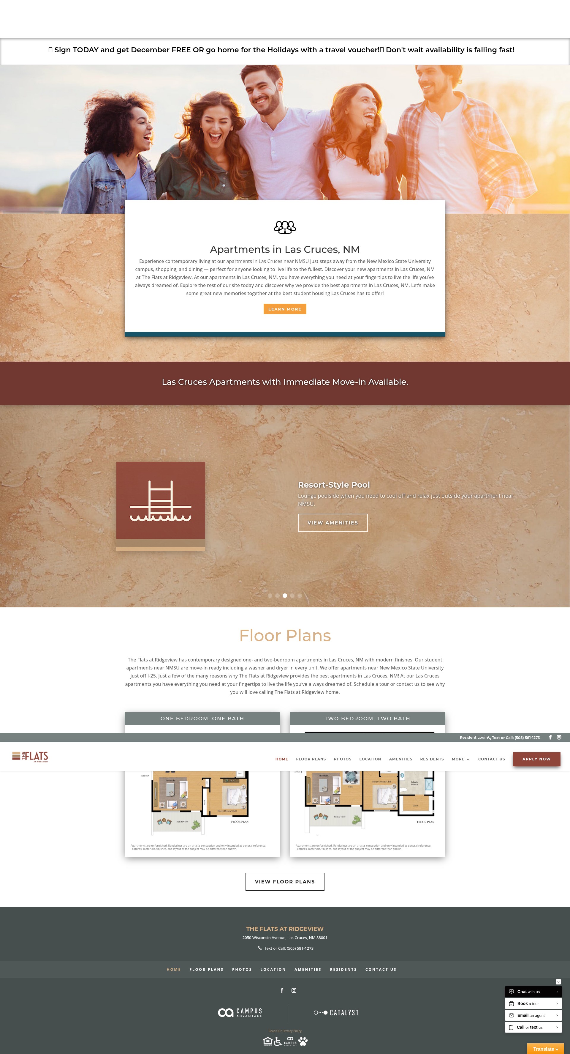 Screenshot of flatsatridgeview.com