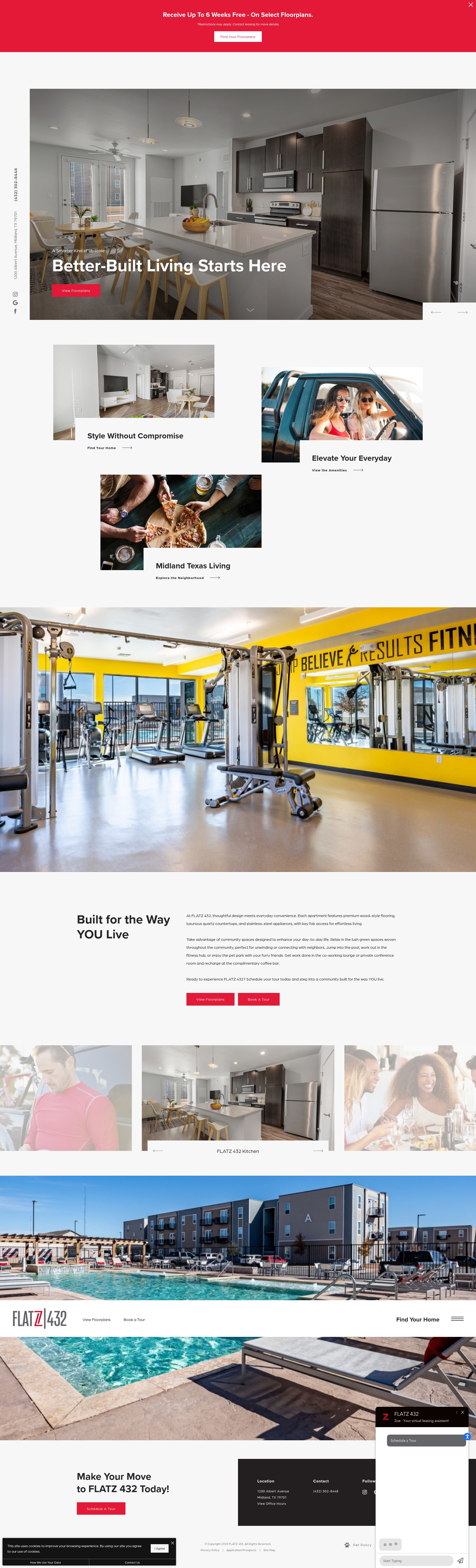 Screenshot of flatz432.com