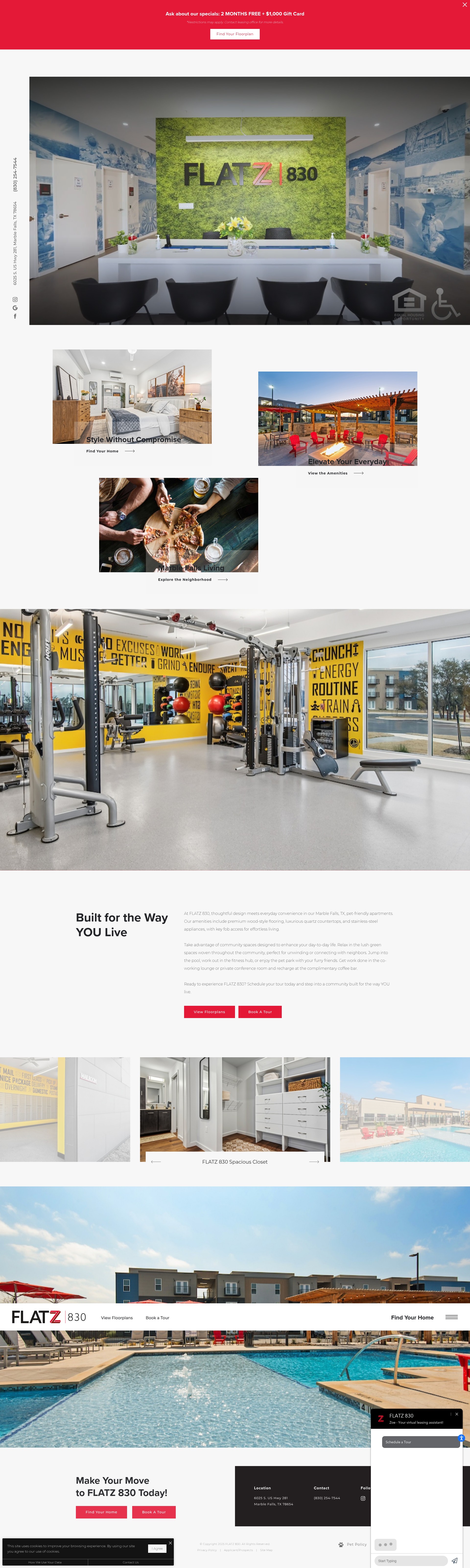 Screenshot of flatz830.com