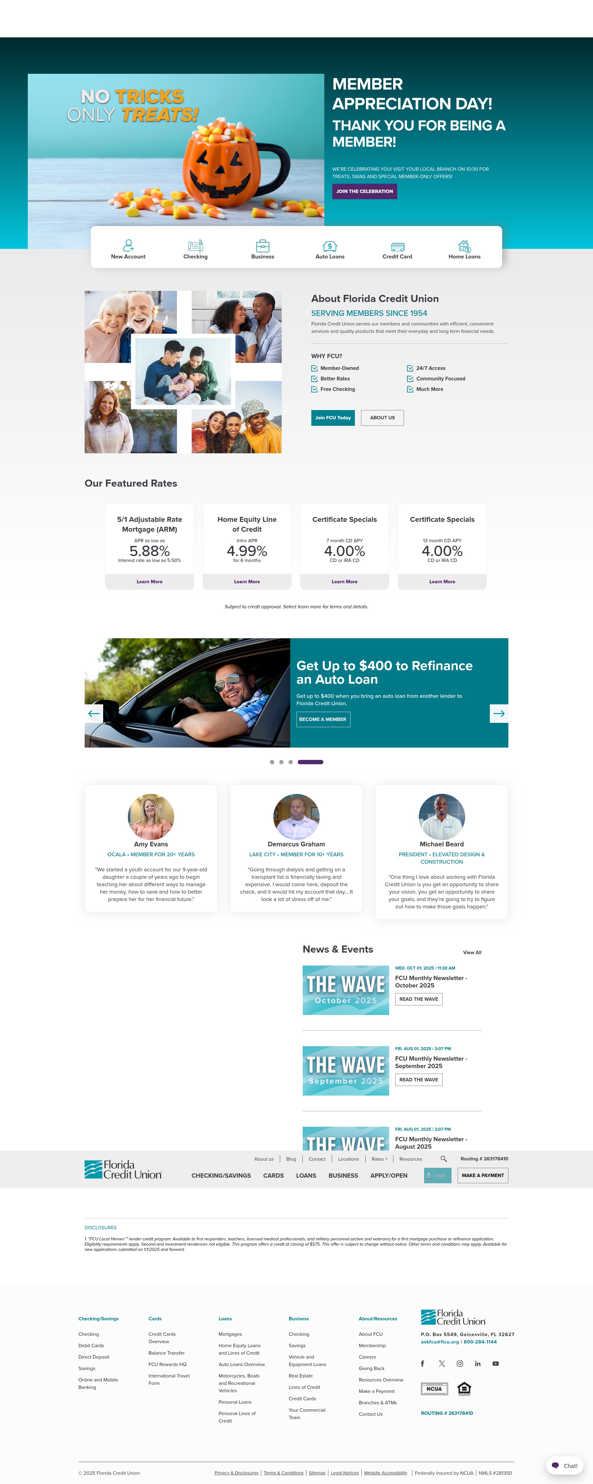 Screenshot of flcu.org