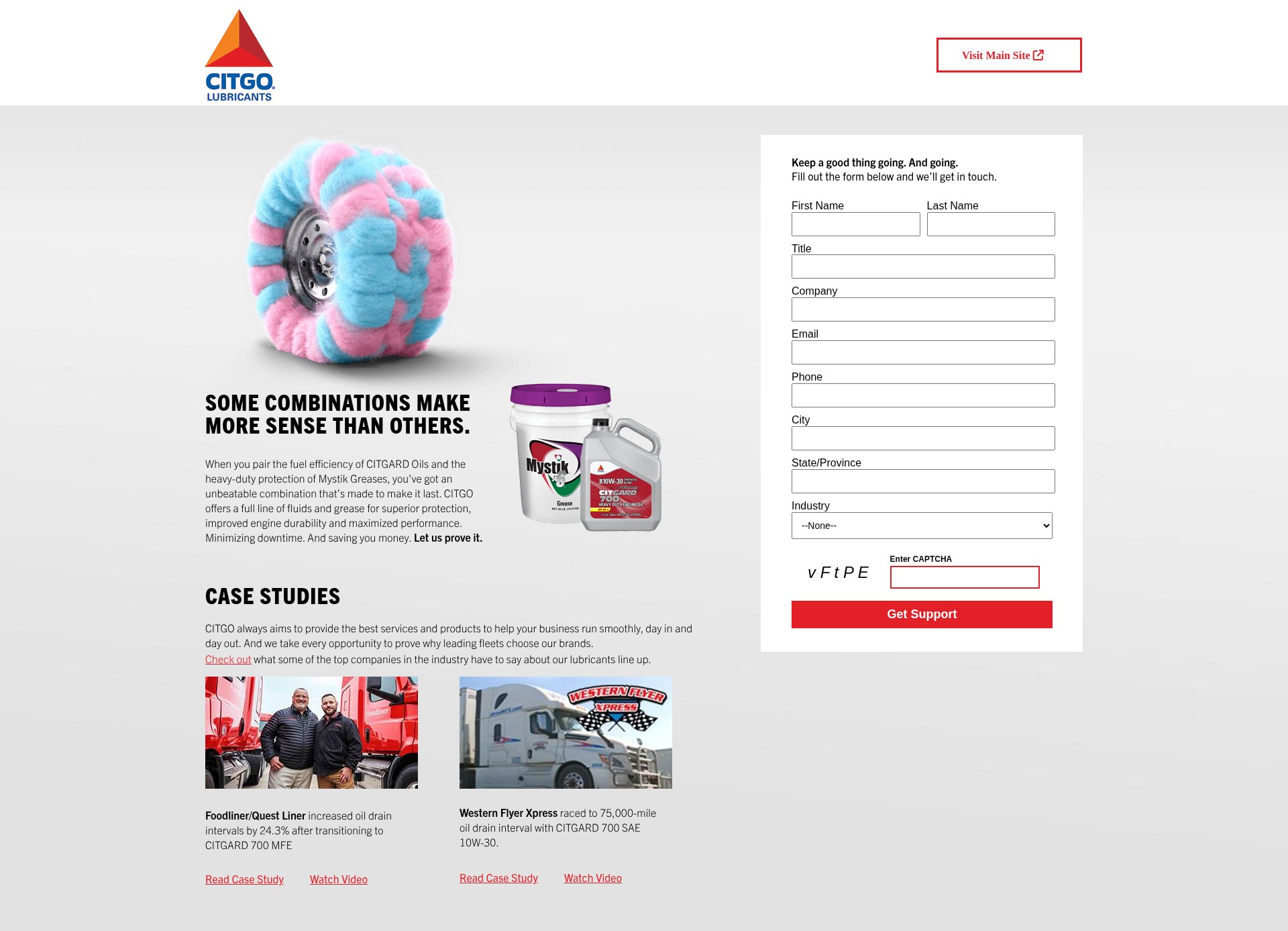 Screenshot of fleet.citgolubes.com