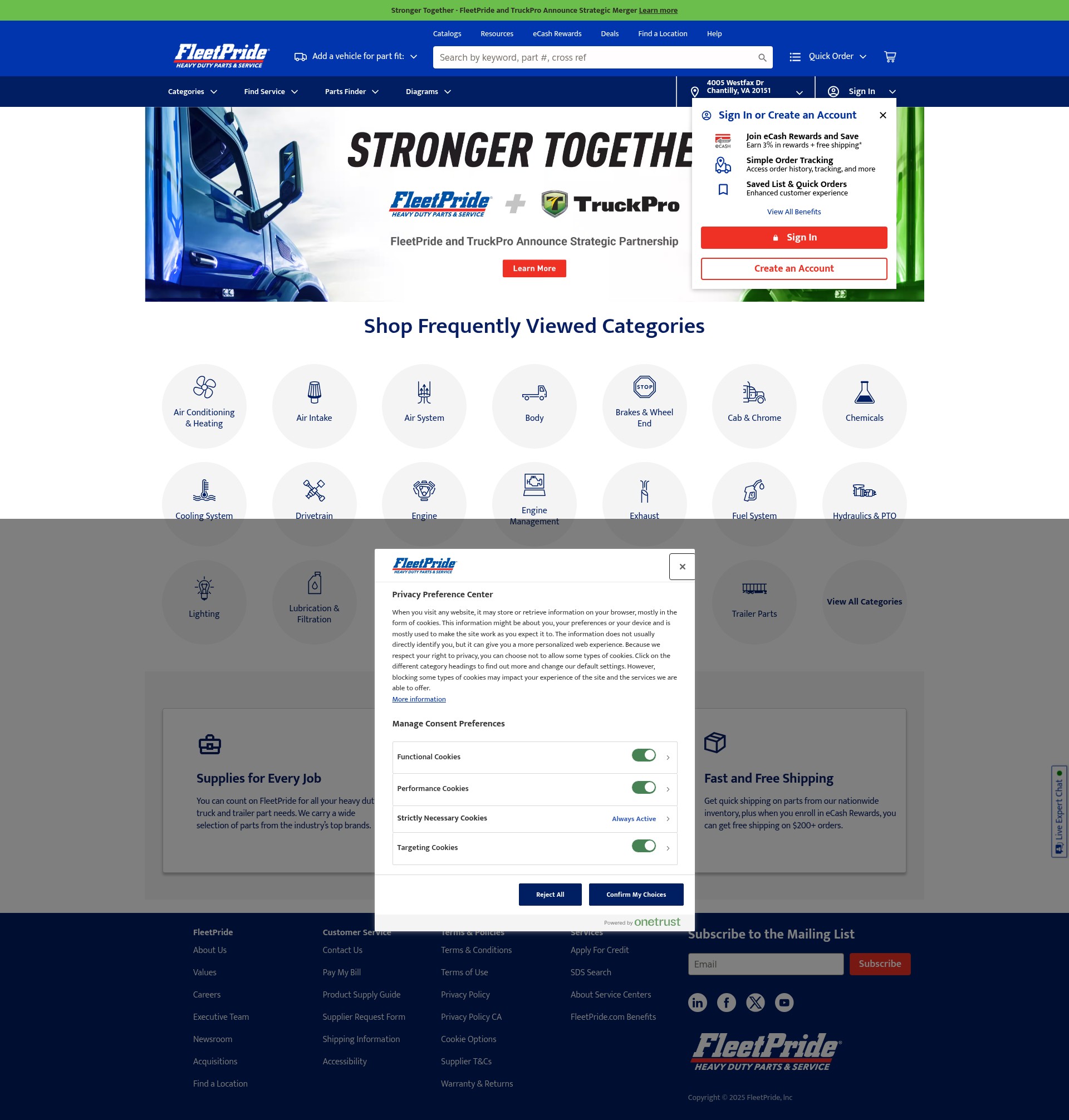 Screenshot of fleetpride.com