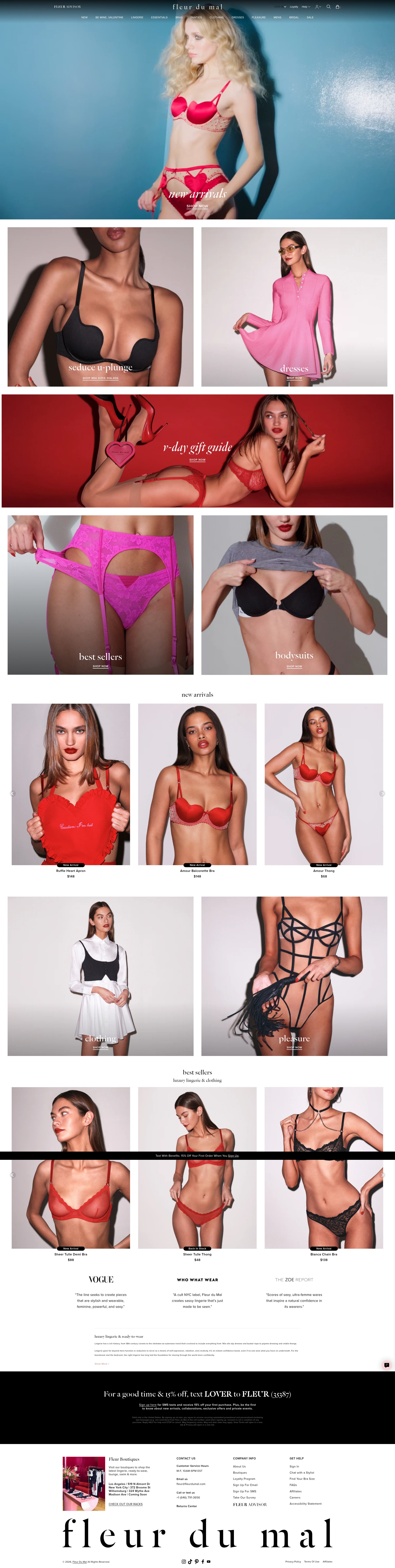 Screenshot of fleurdumal.com