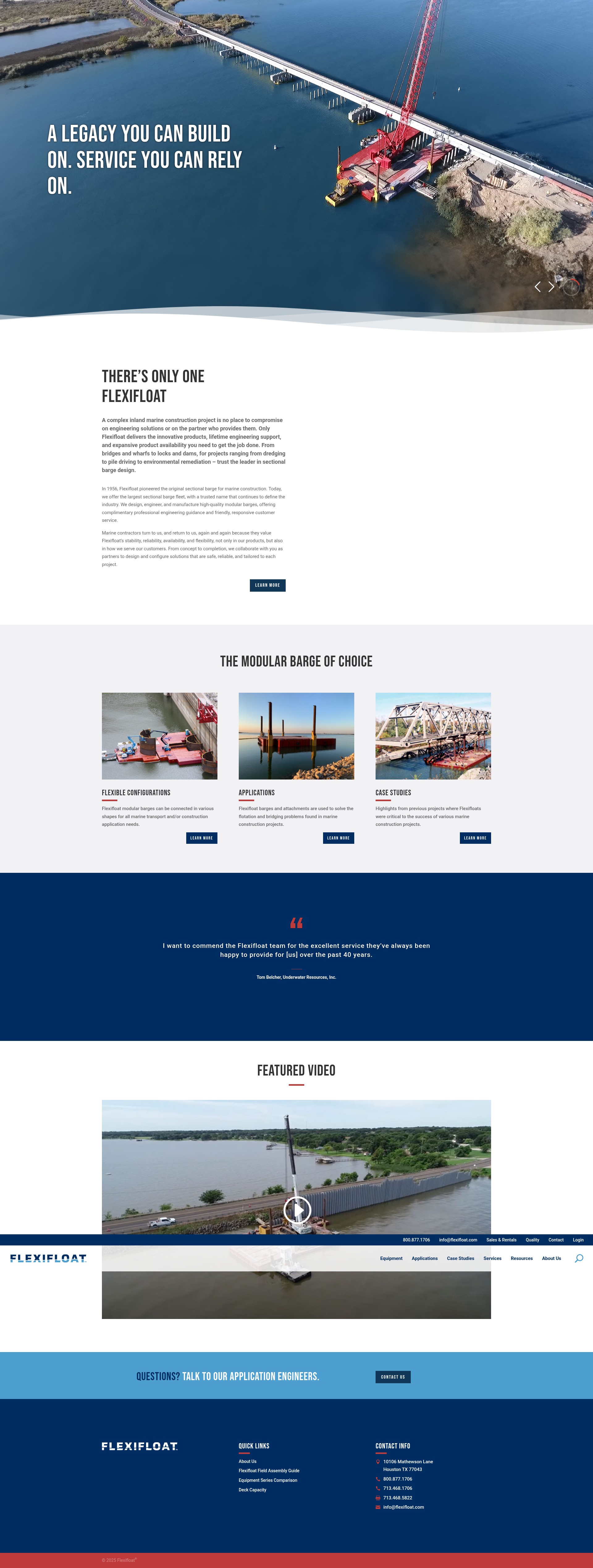 Screenshot of flexifloat.com