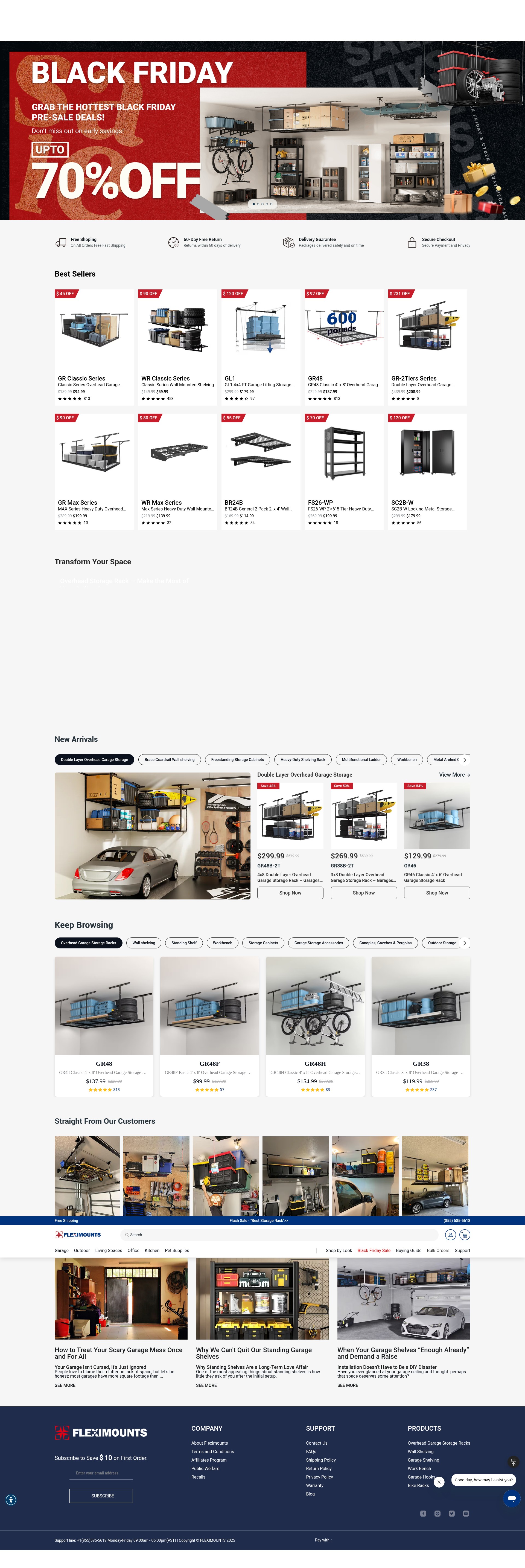 Screenshot of fleximounts.com