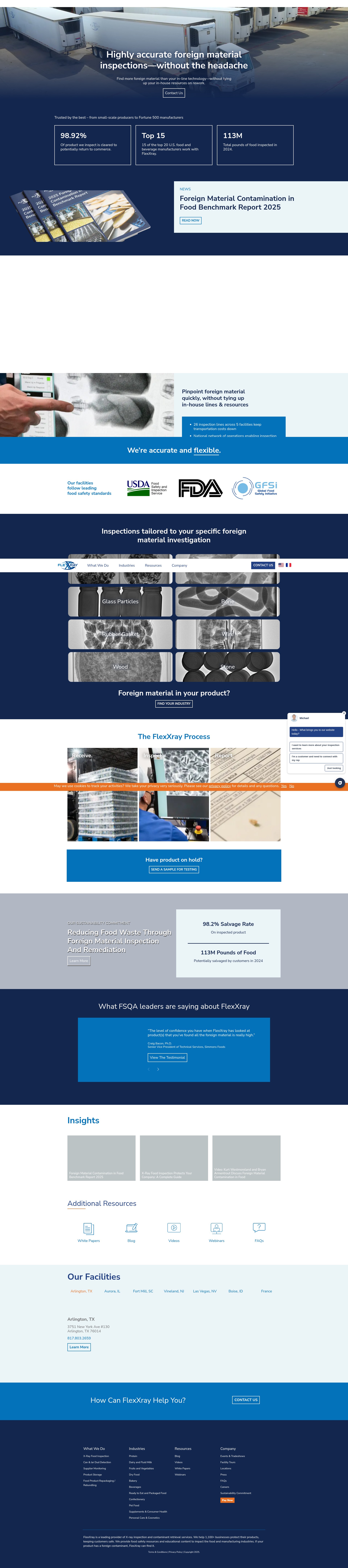 Screenshot of flexxray.com
