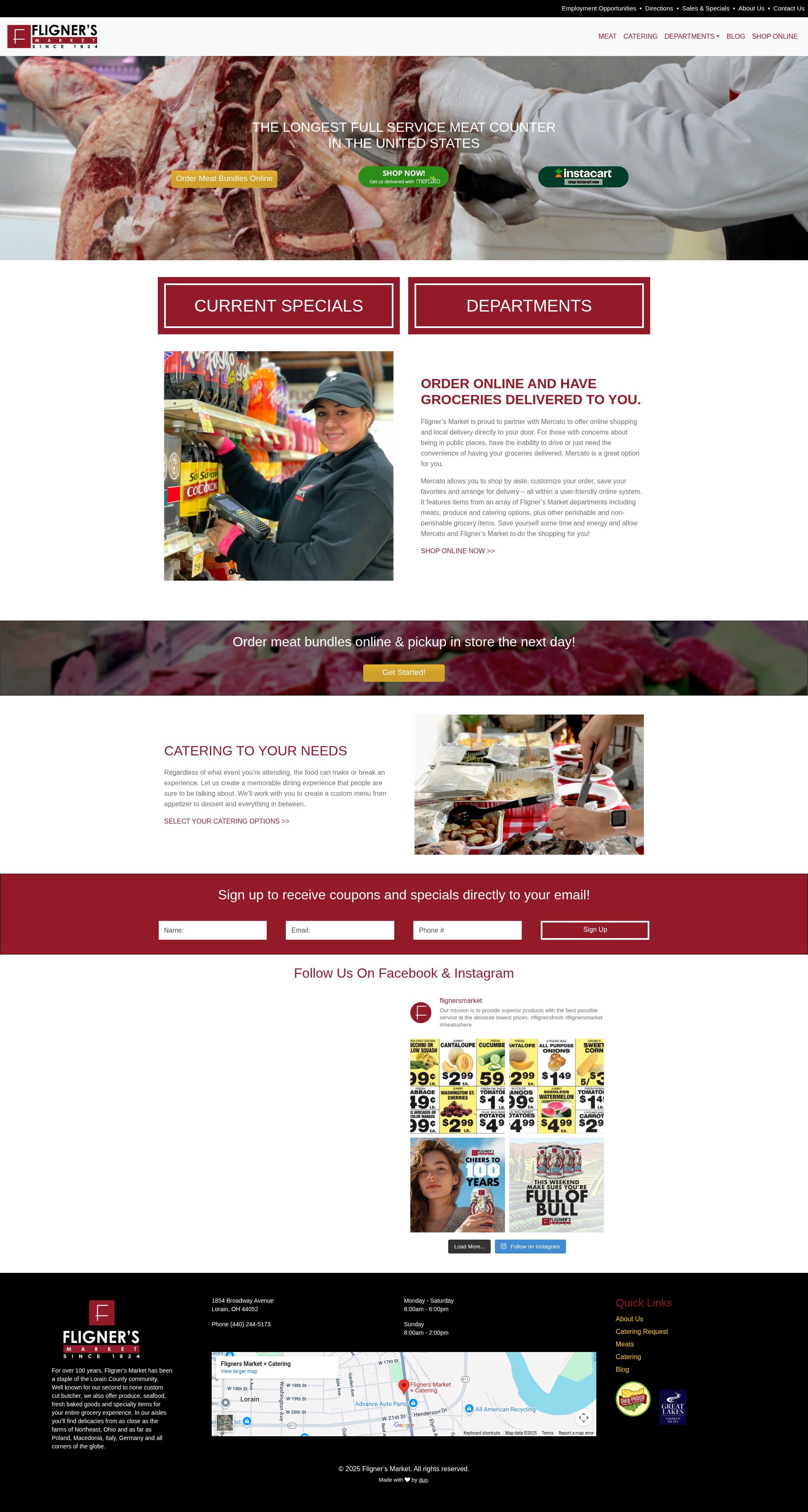 Screenshot of flignersmarket.com