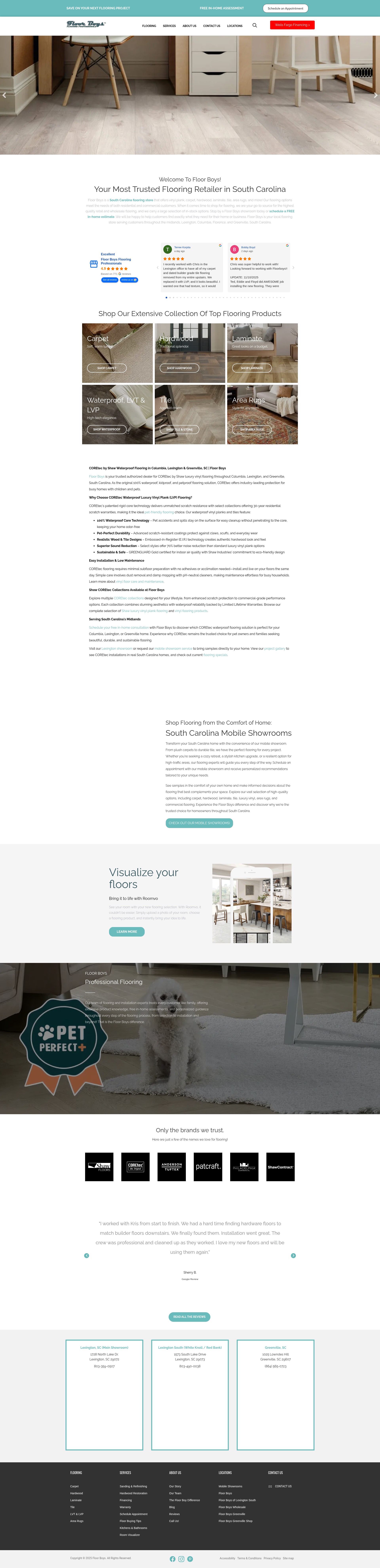 Screenshot of floorboys.com