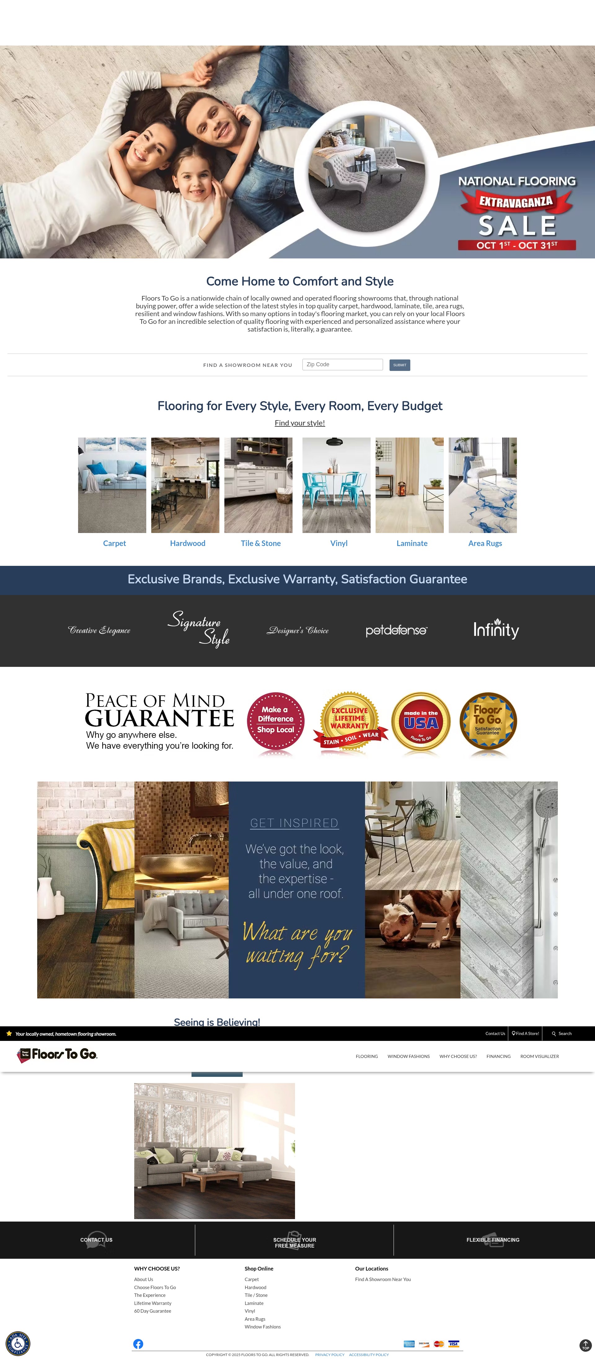 Screenshot of floorstogo.com