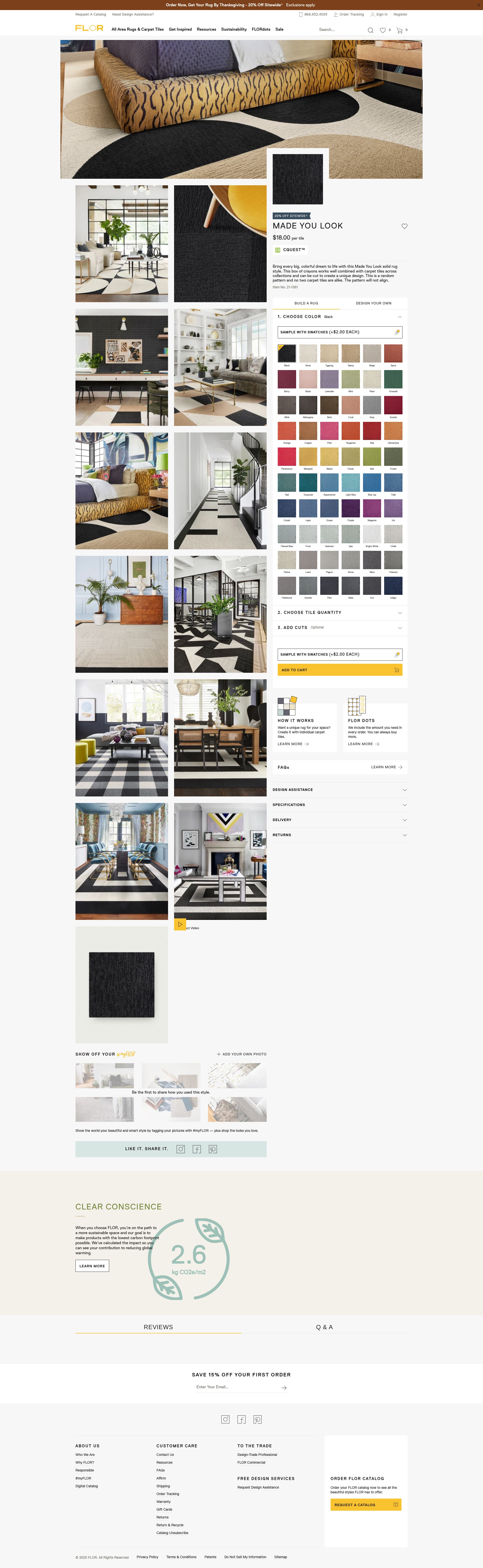 Screenshot of flor.com