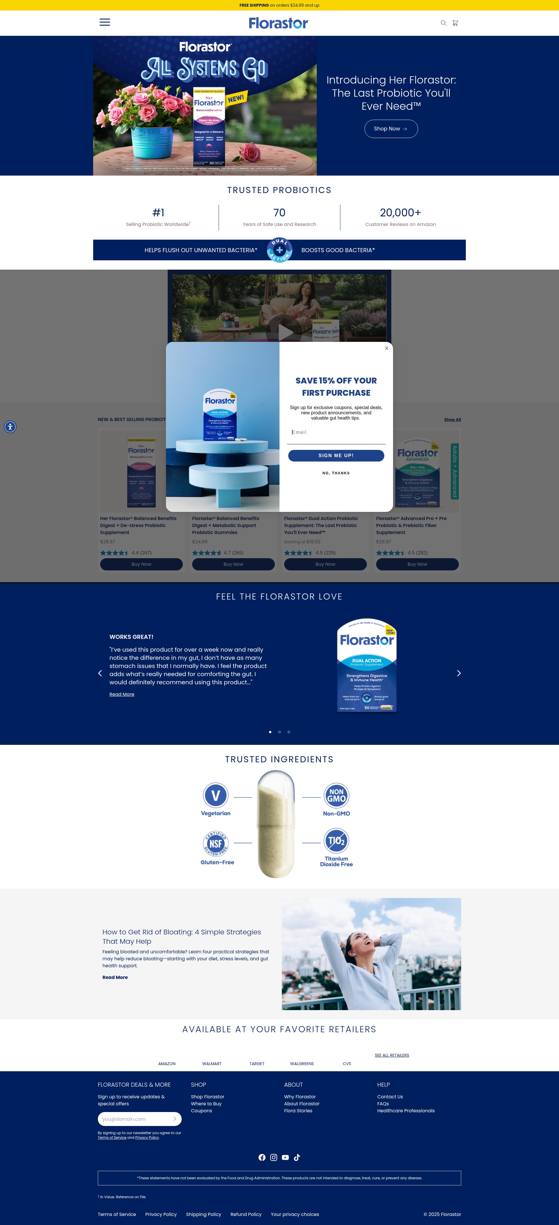 Screenshot of florastor.com