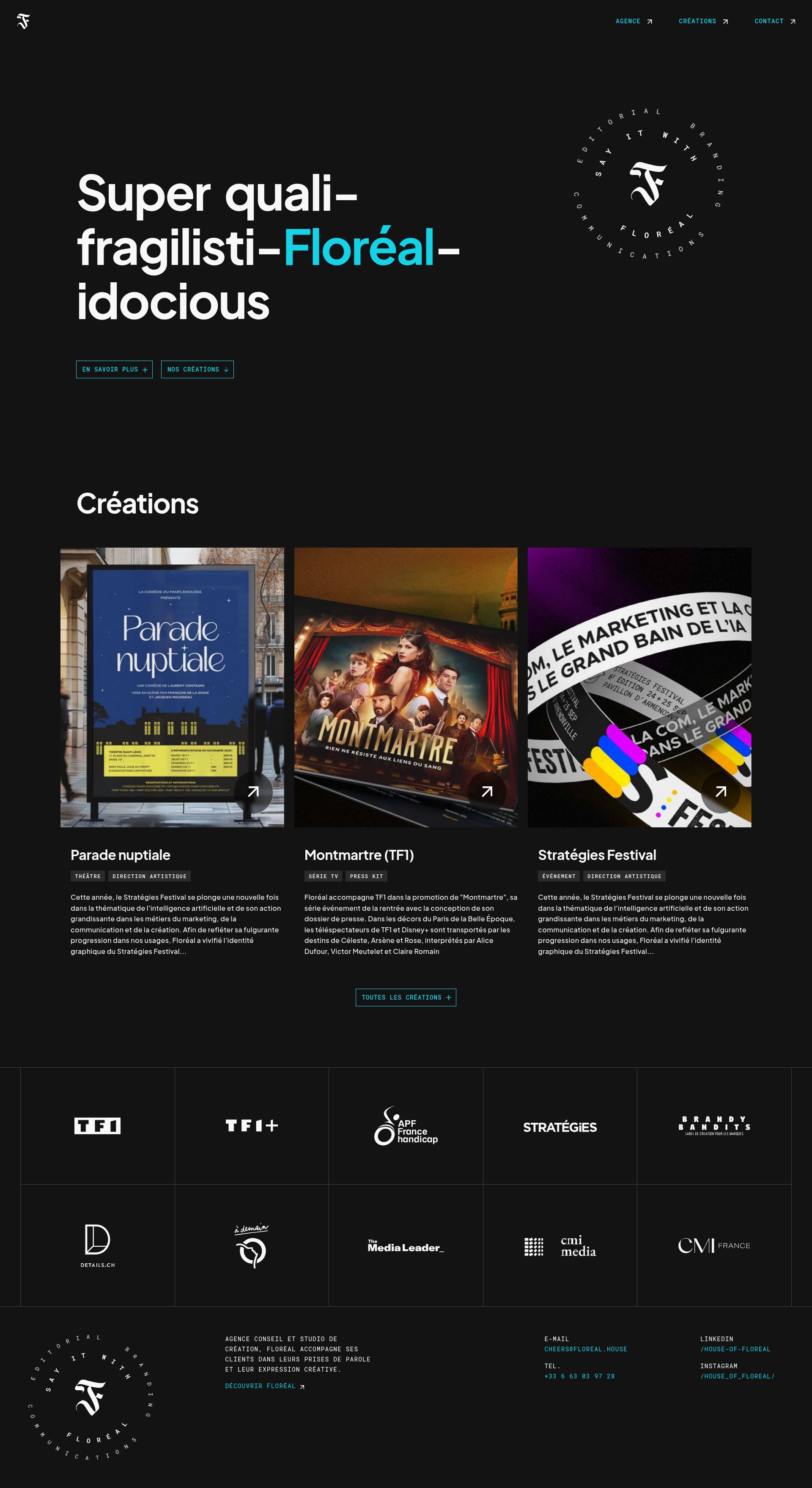 Screenshot of floreal.house