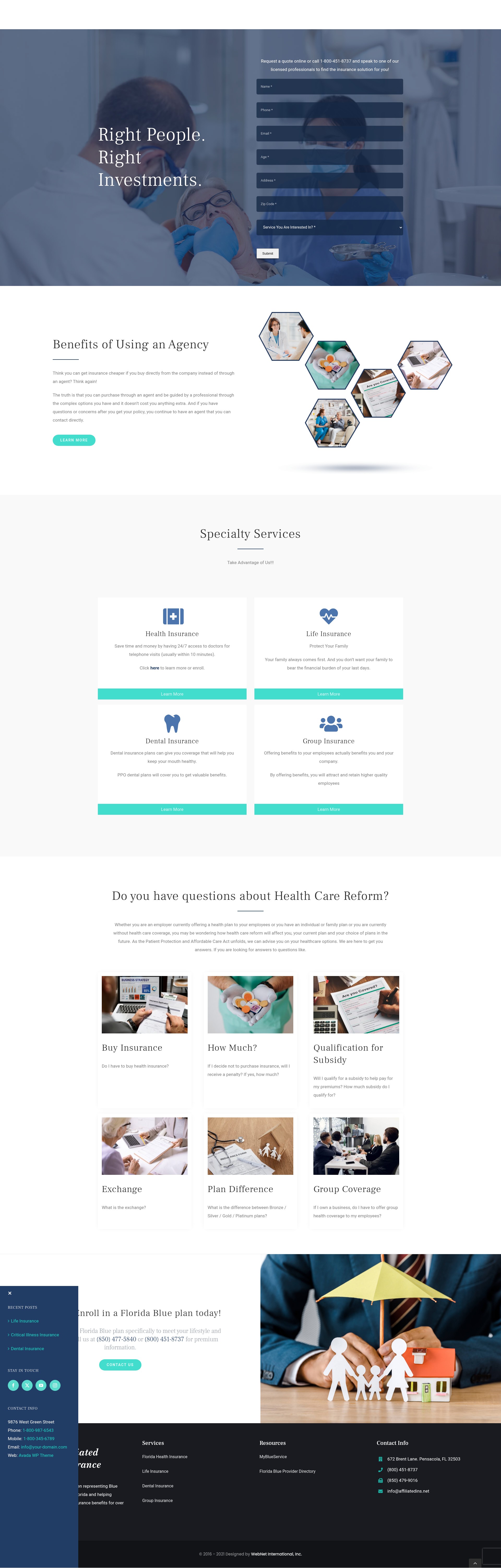 Screenshot of floridamajormedical.com