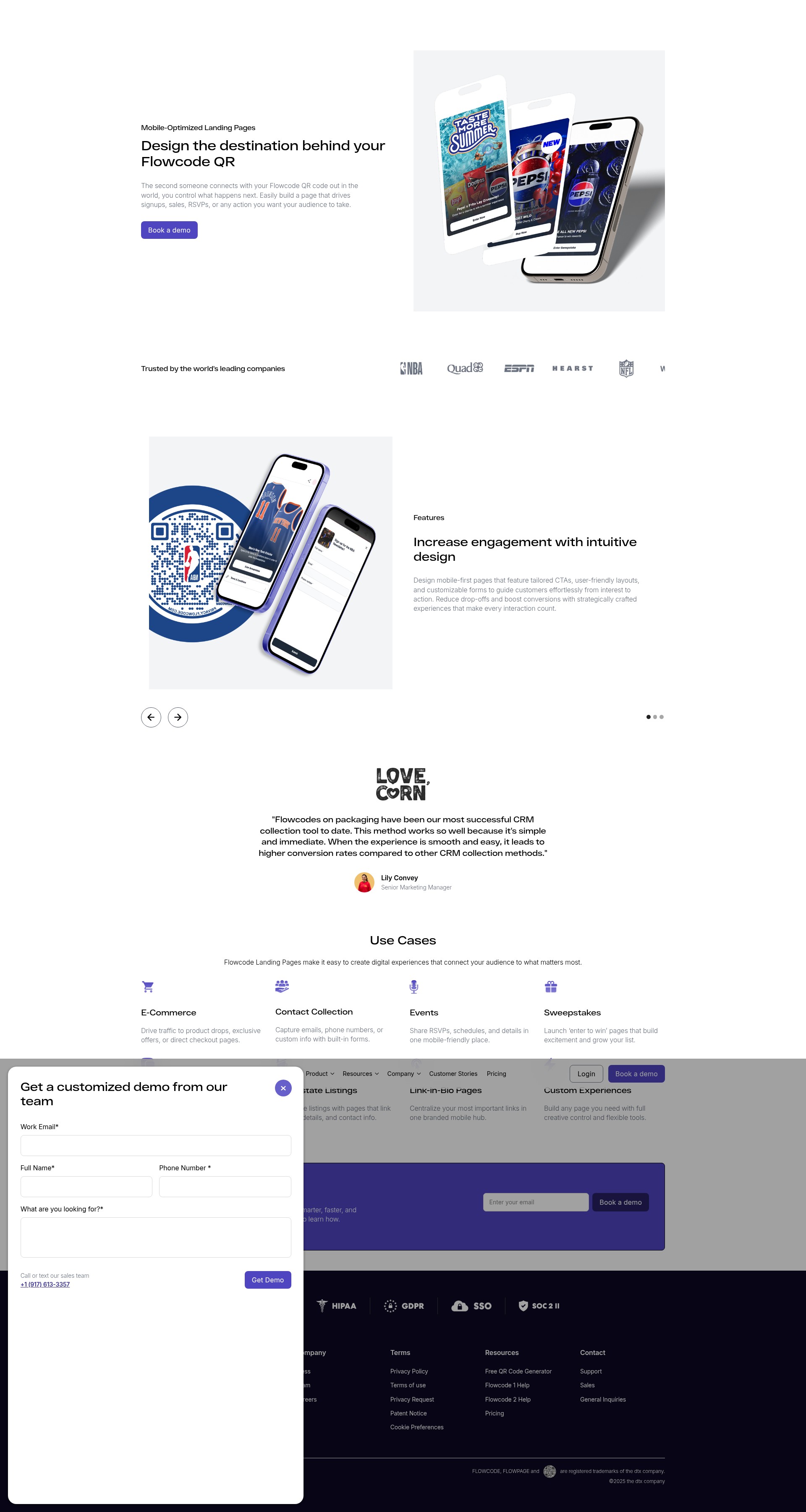 Screenshot of flow.page