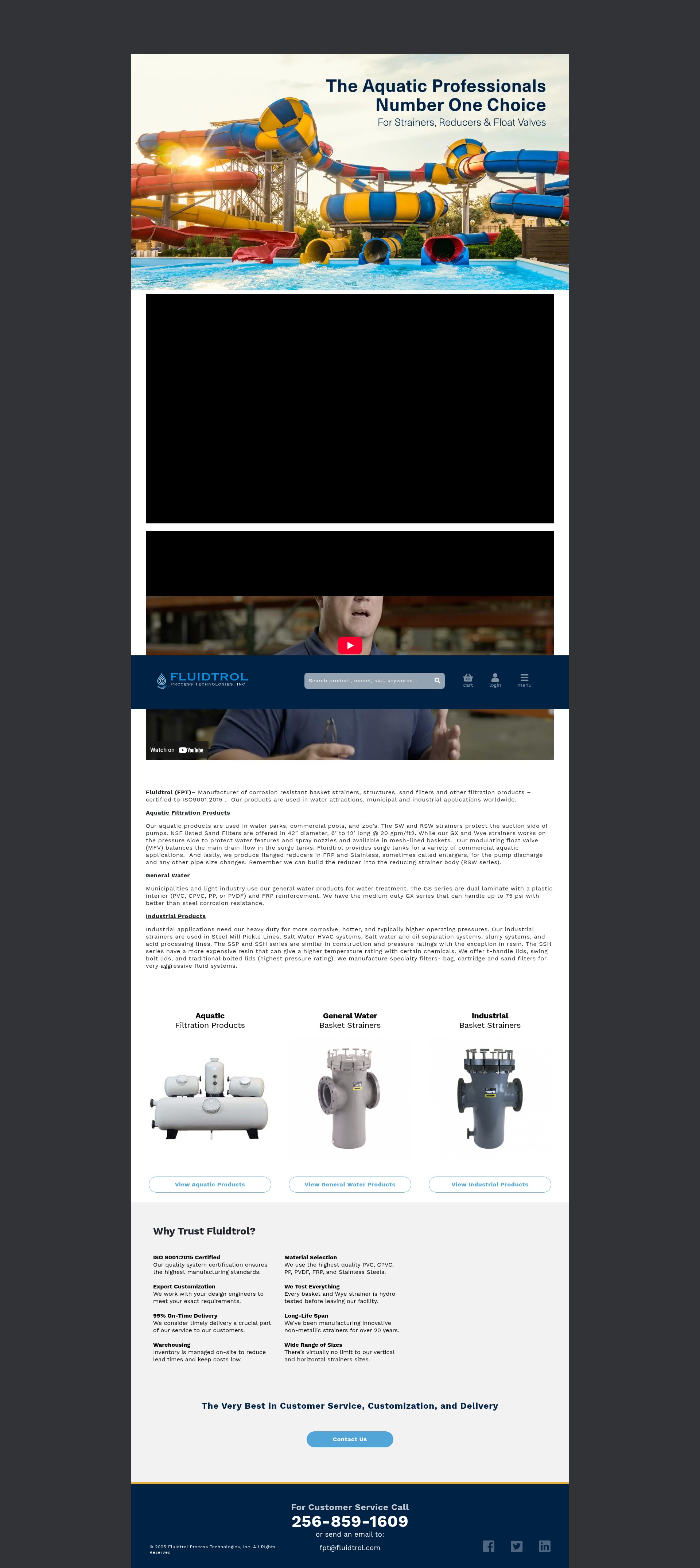 Screenshot of fluidtrol.com