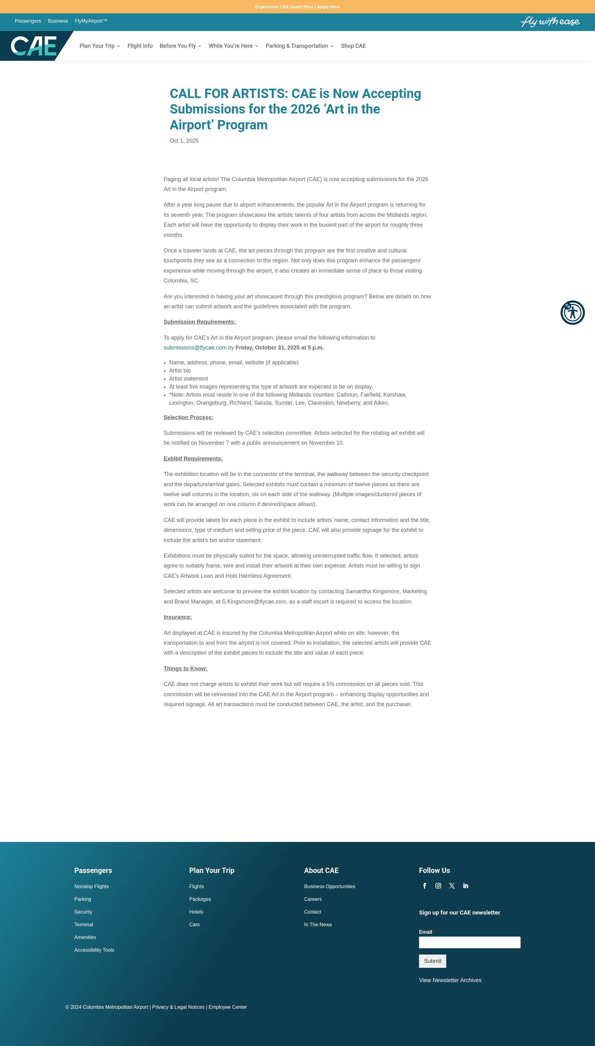 Screenshot of flycae.com