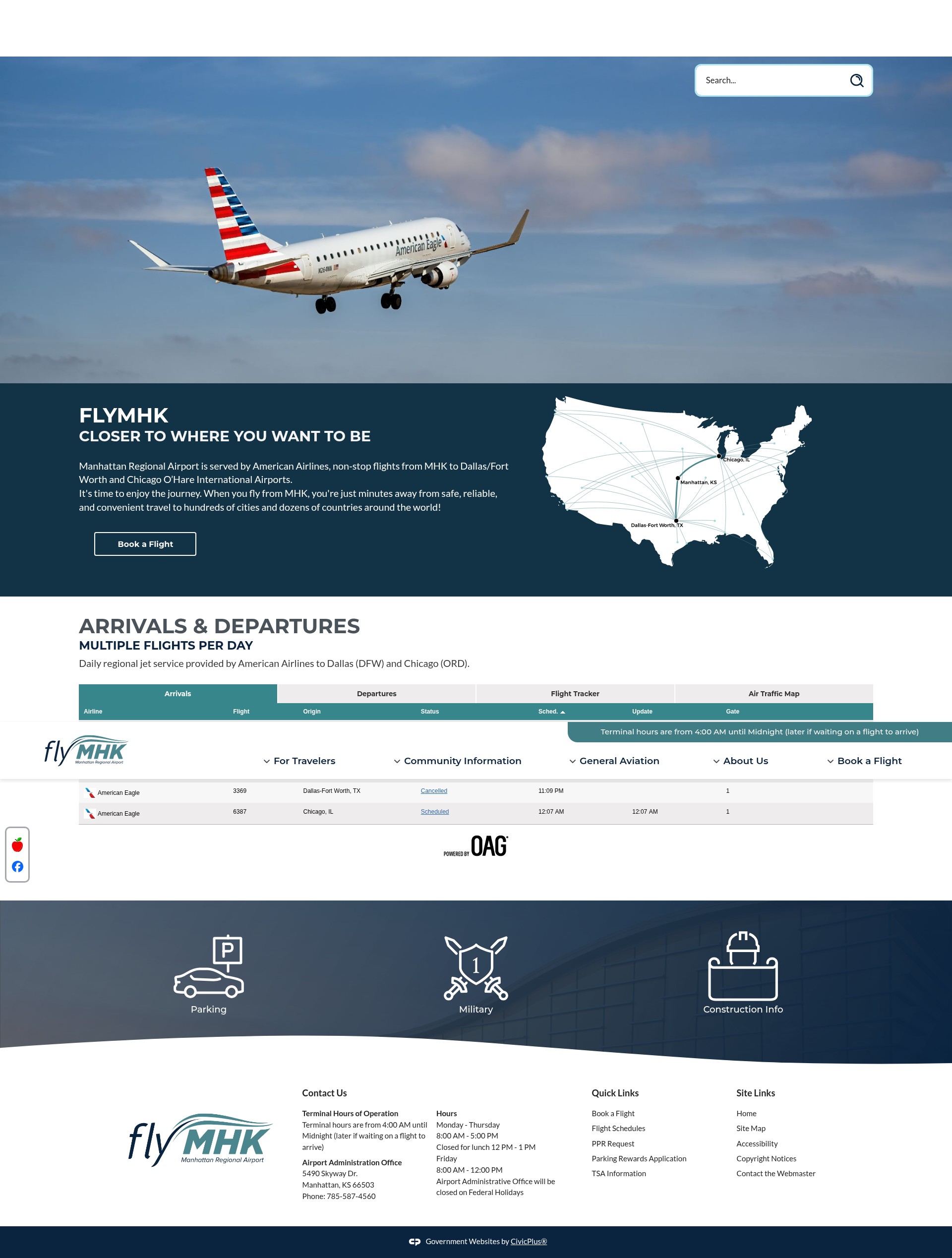 Screenshot of flymhk.com