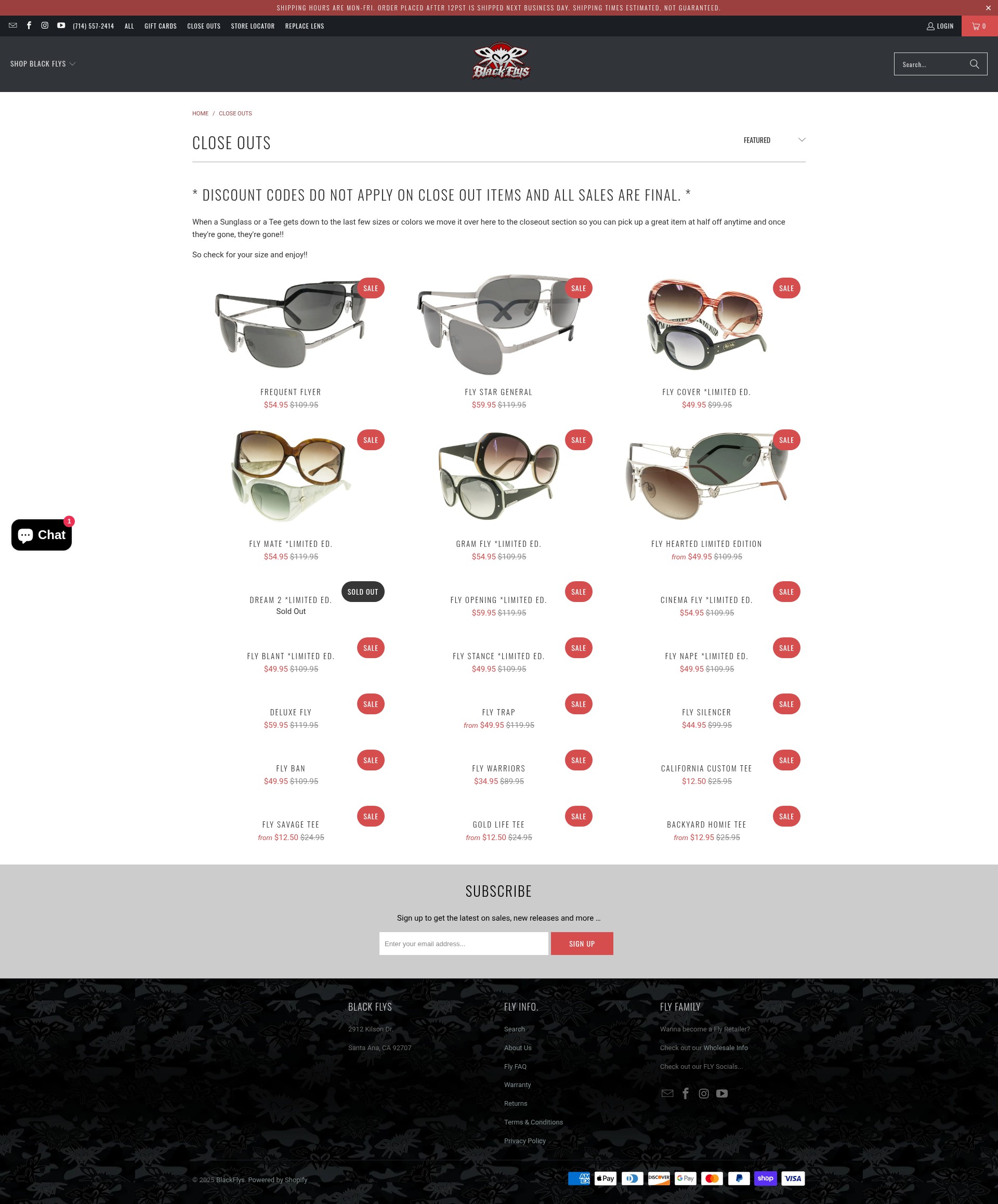 Screenshot of flys.com