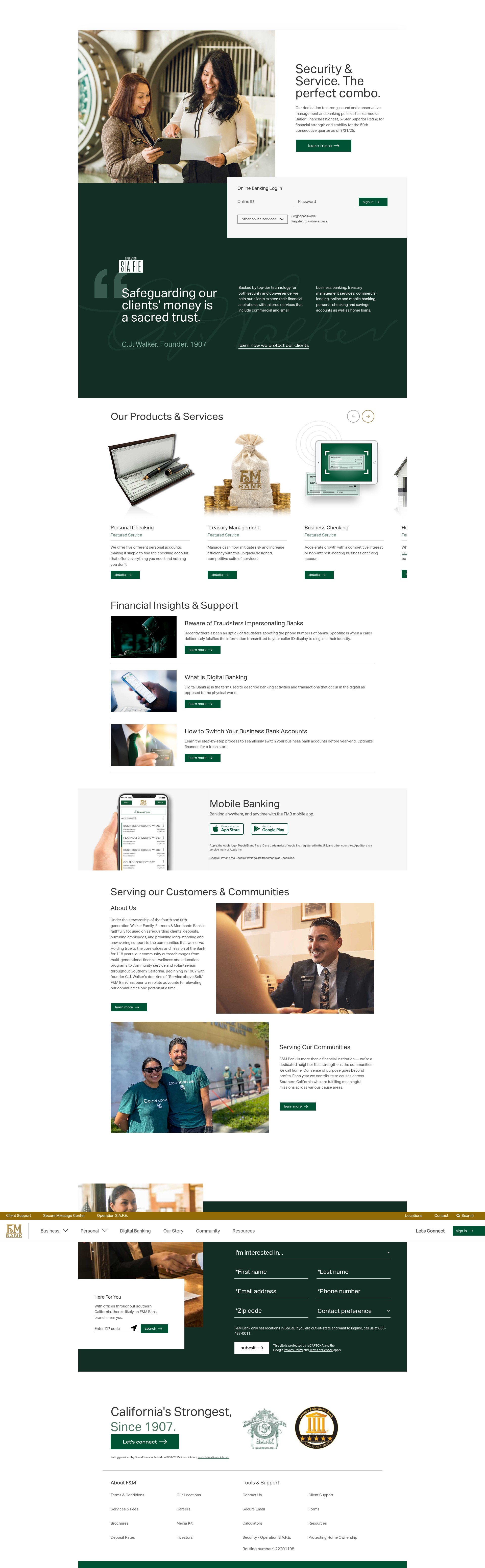 Screenshot of fmb.com